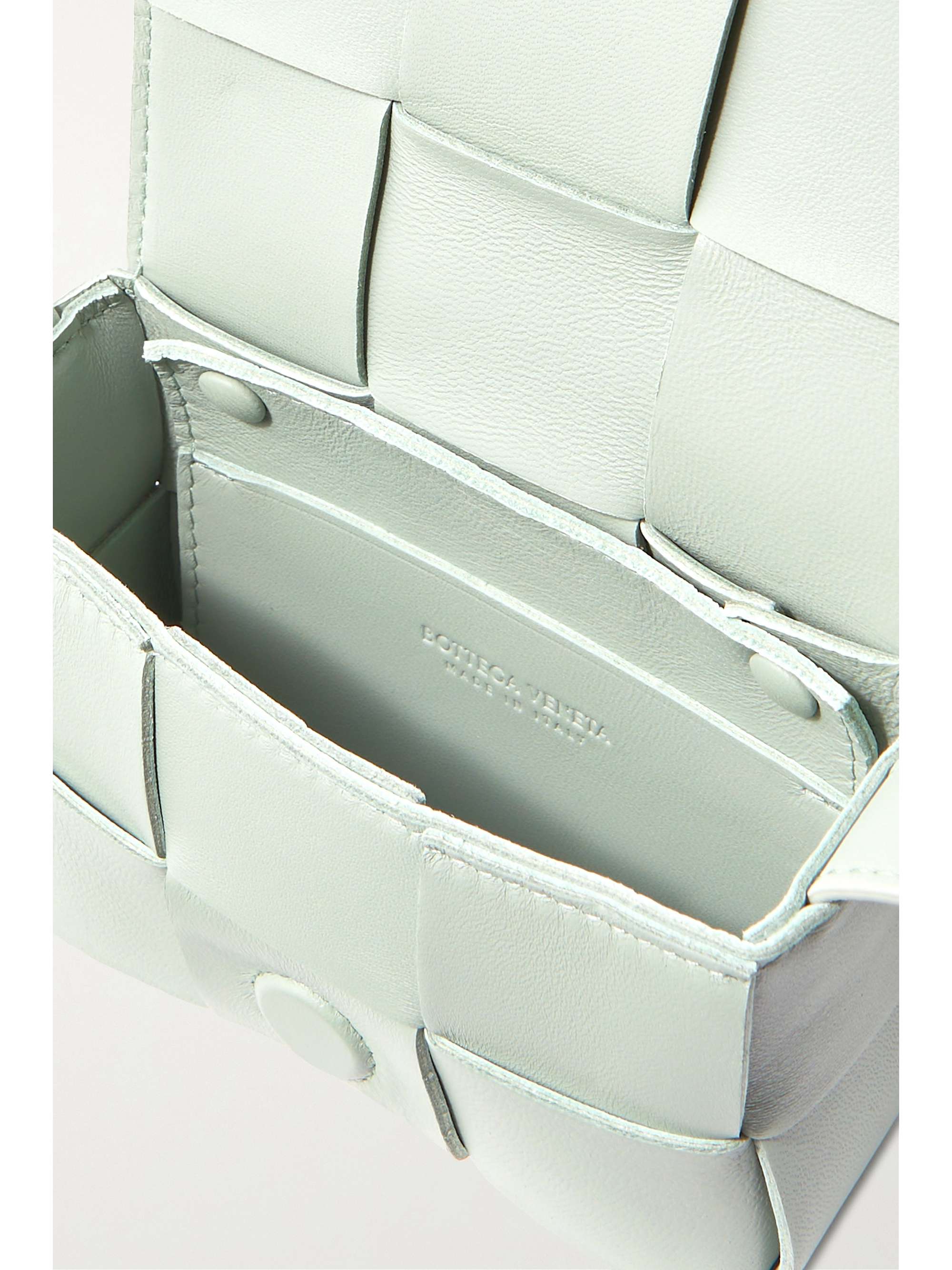 BOTTEGA VENETA Cassette mini intrecciato leather shoulder bag