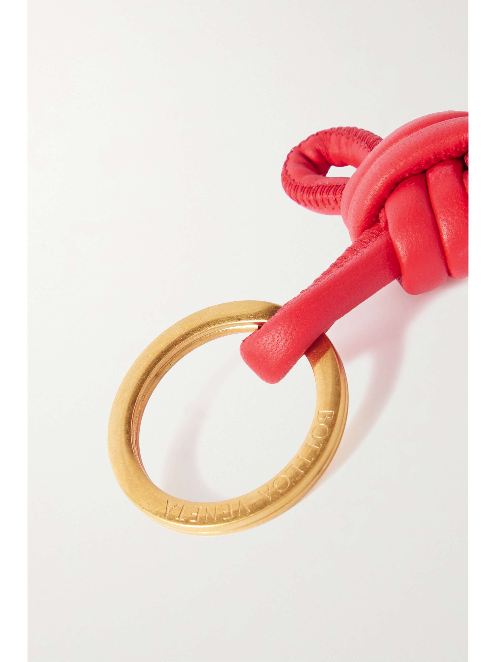 BOTTEGA VENETA Knotted leather keyring