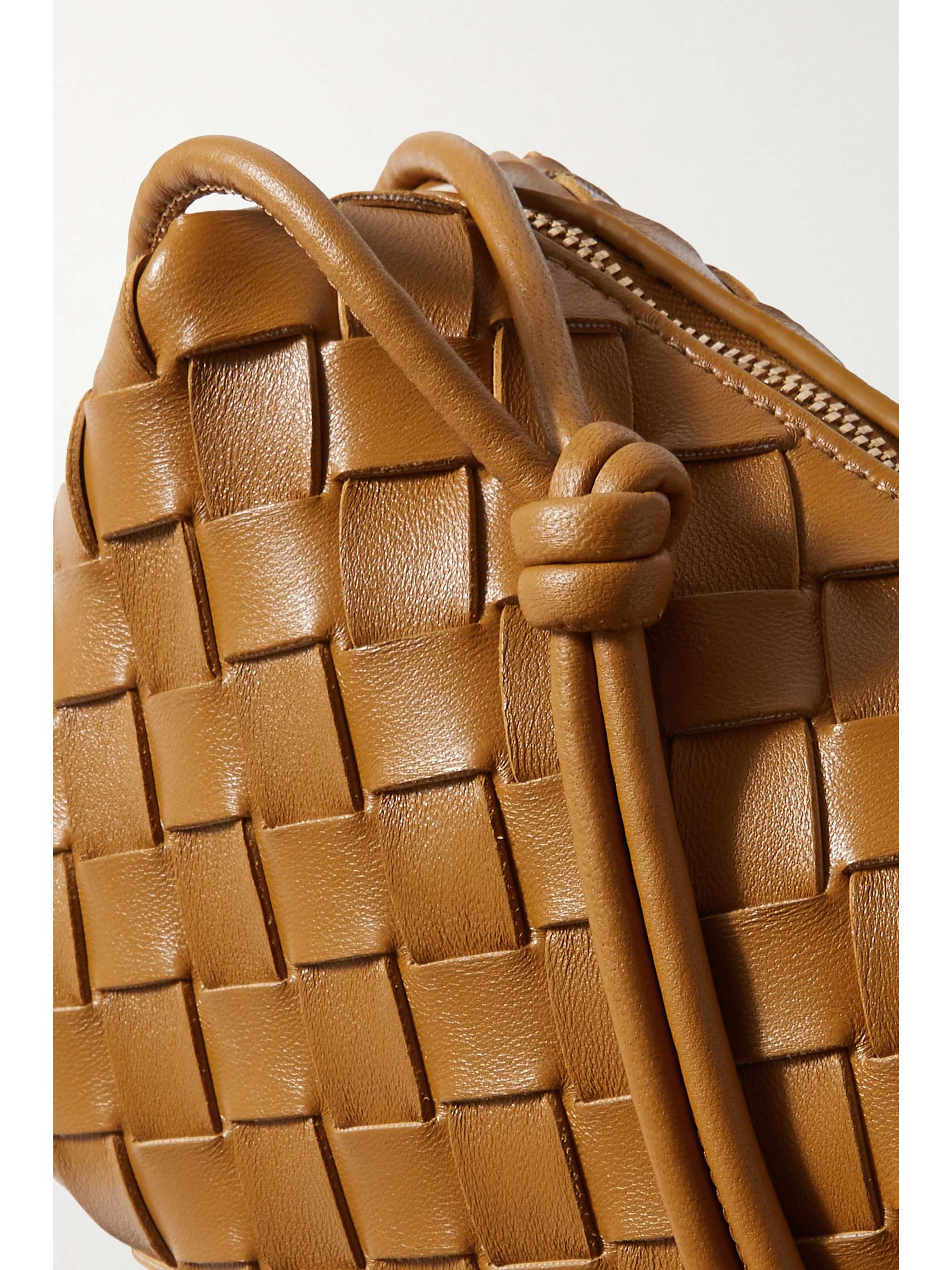 BOTTEGA VENETA Loop mini intrecciato leather shoulder bag