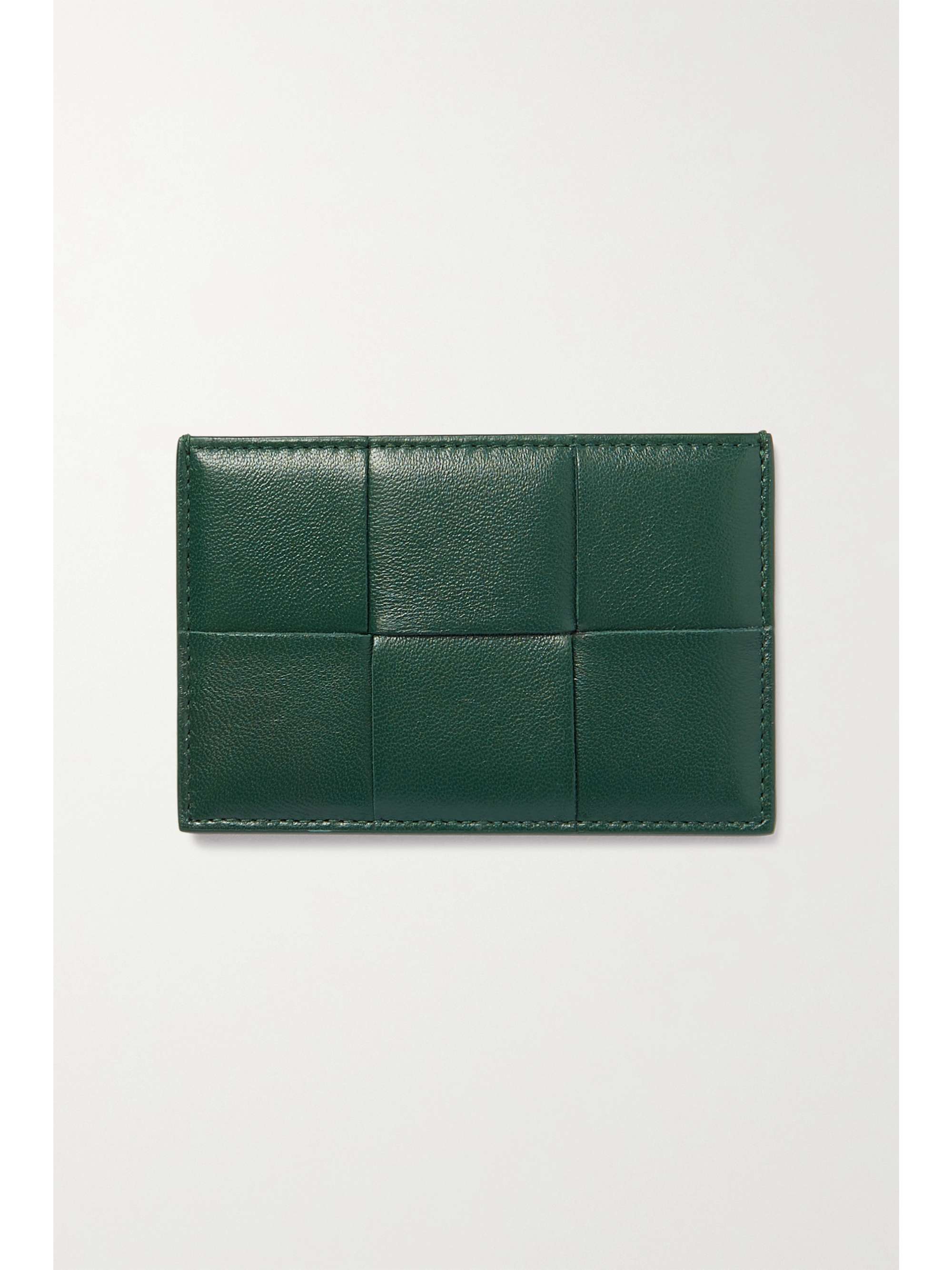 BOTTEGA VENETA Cassette intrecciato leather cardholder