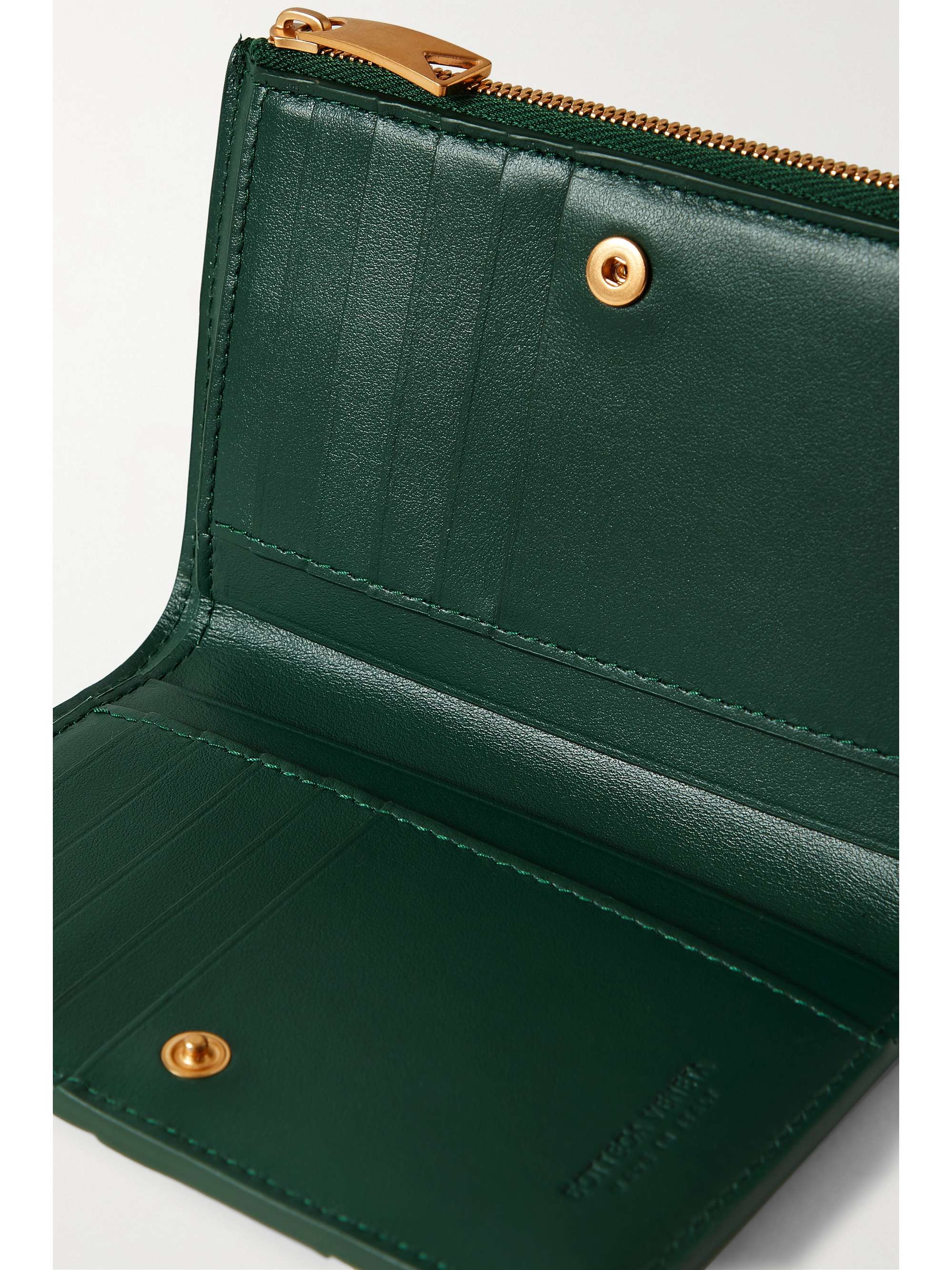 BOTTEGA VENETA Cassette intrecciato leather wallet
