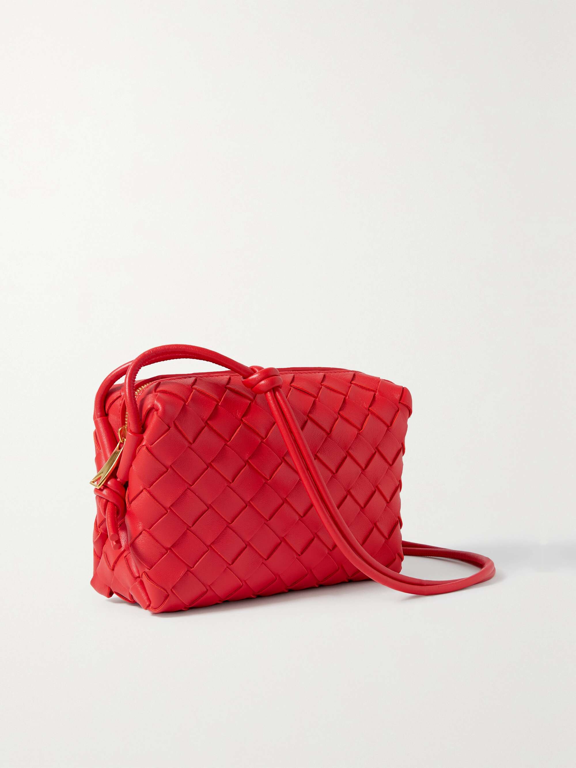 BOTTEGA VENETA Loop mini intrecciato leather shoulder bag