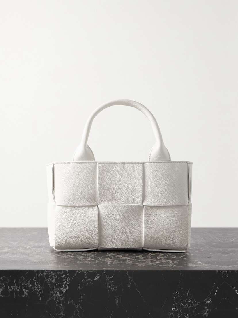 Bottega Veneta Candy Arco Intrecciato Textured-leather Tote