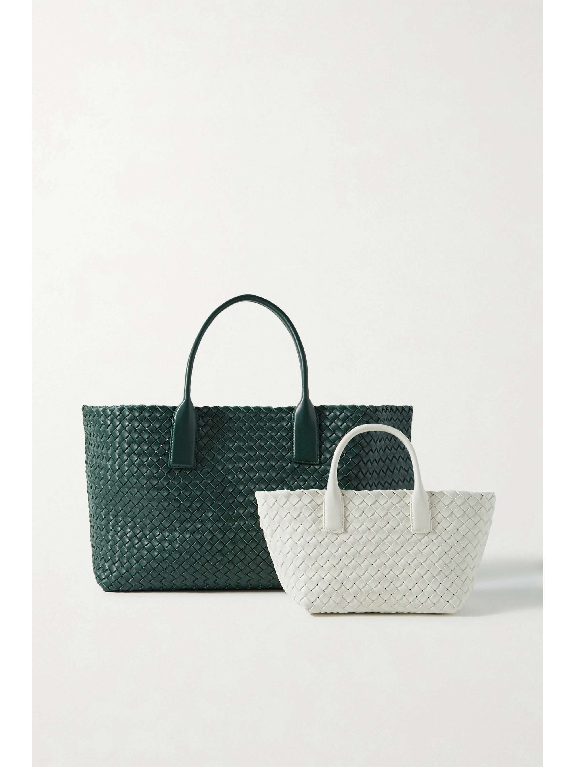 BOTTEGA VENETA Cabat mini intrecciato leather tote