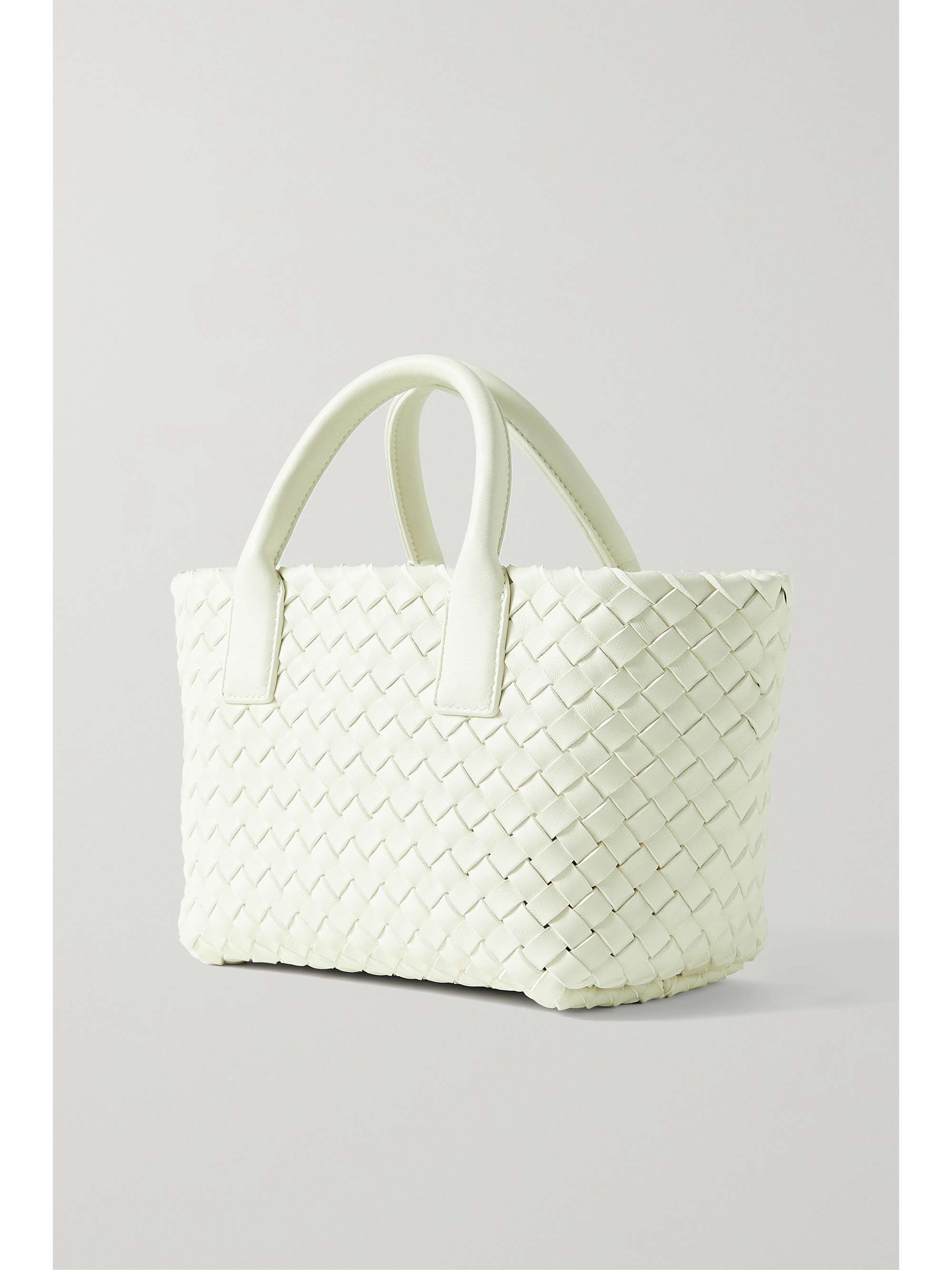 BOTTEGA VENETA Cabat mini intrecciato leather tote