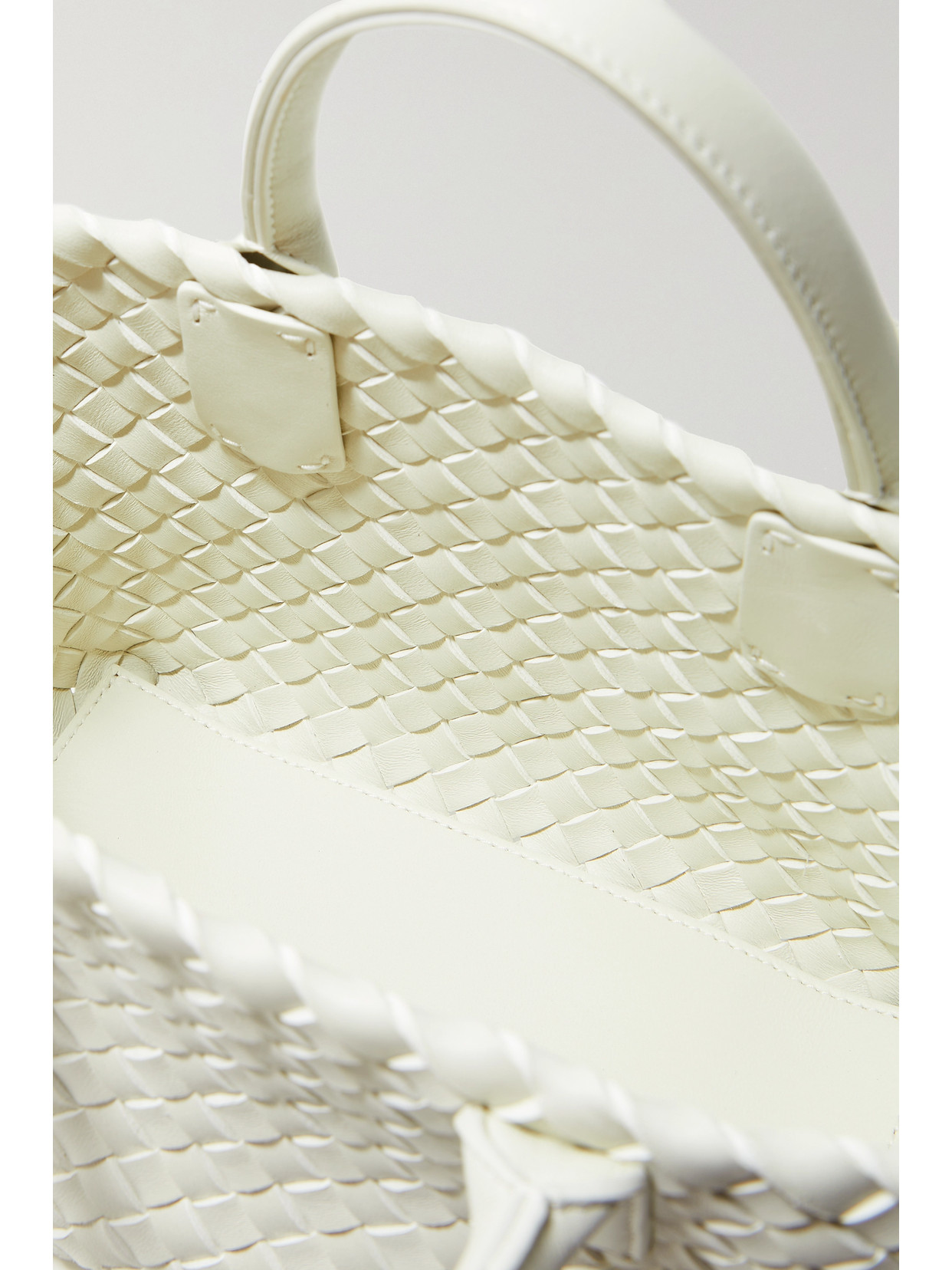 Cabat Mini Intrecciato Leather Tote