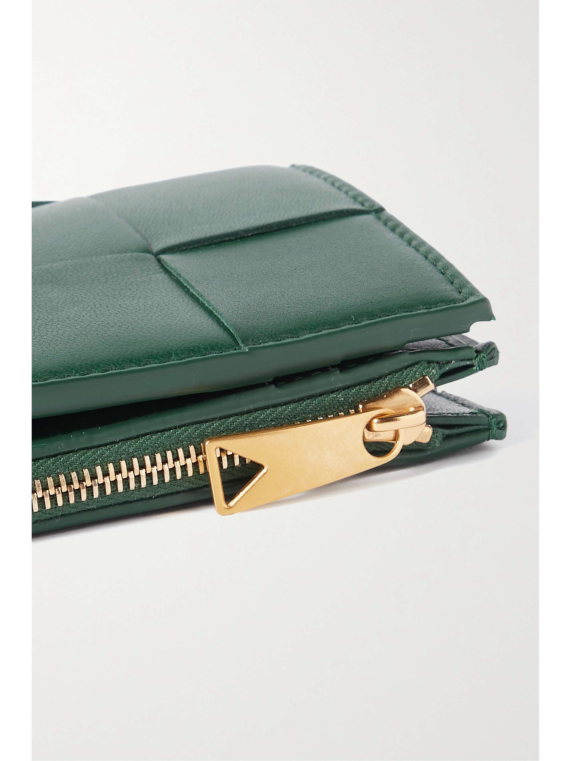 BOTTEGA VENETA Cassette intrecciato leather wallet