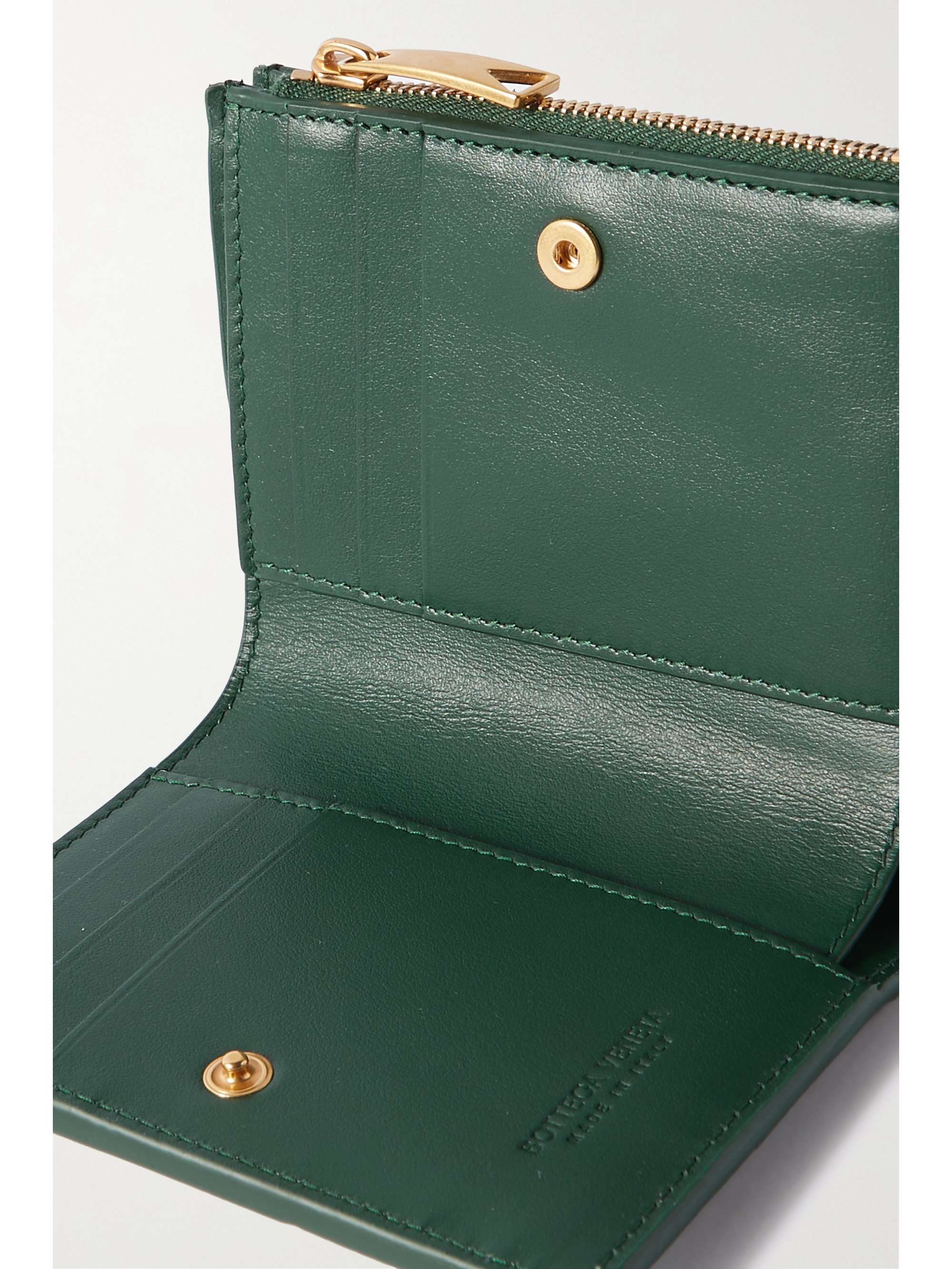 BOTTEGA VENETA Cassette intrecciato leather wallet