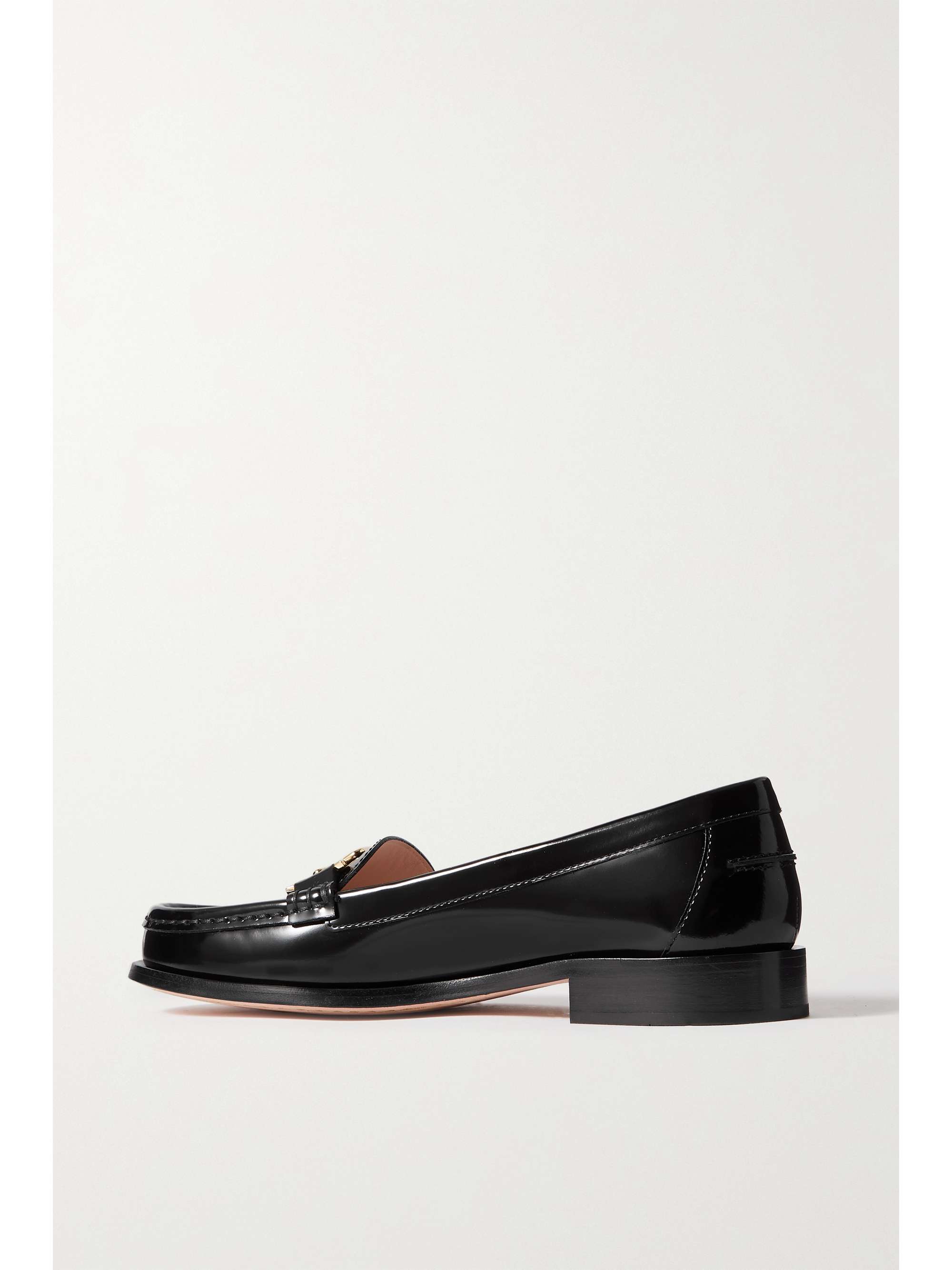 ROGER VIVIER Morsetto embellished patent-leather loafers