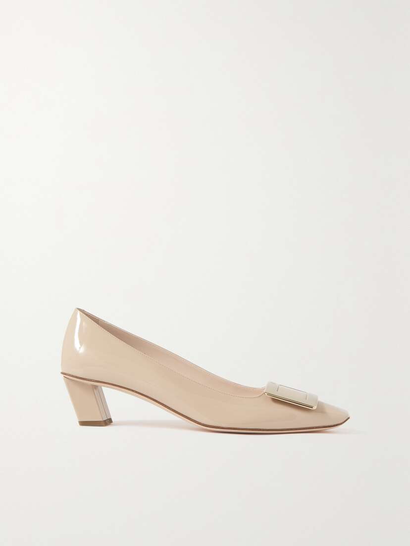 Roger Vivier Belle Vivier 45 Patent-leather Pumps