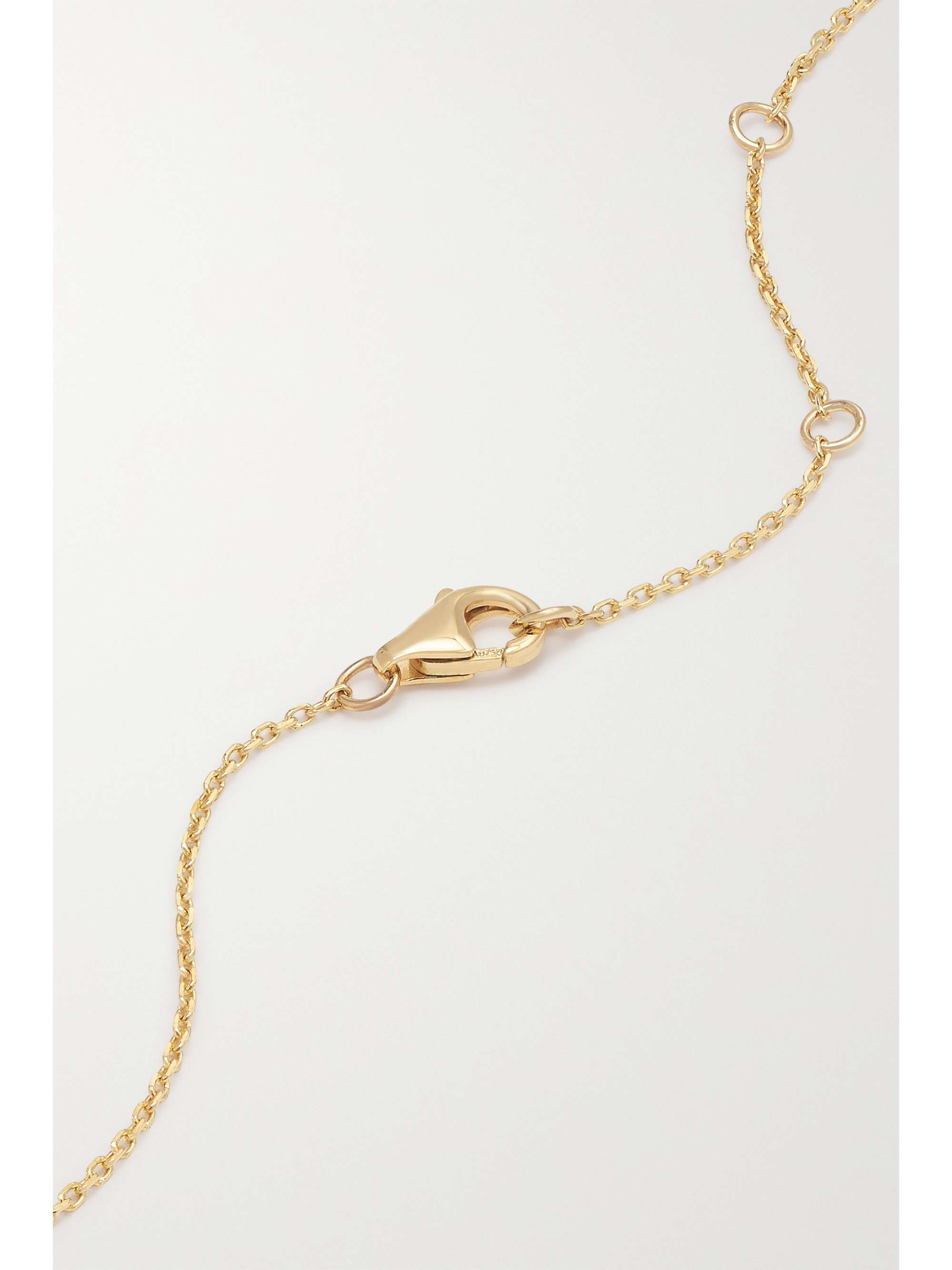 YVONNE LÉON 9- and 18-karat gold multi-stone necklace