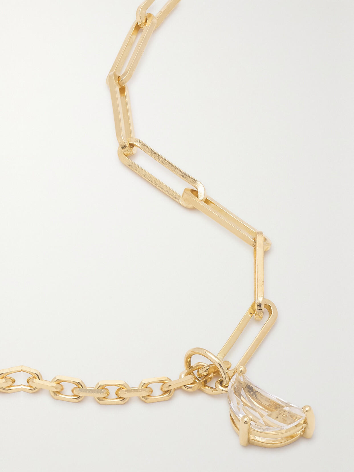 Yvonne Léon 18-karat Gold Topaz Necklace