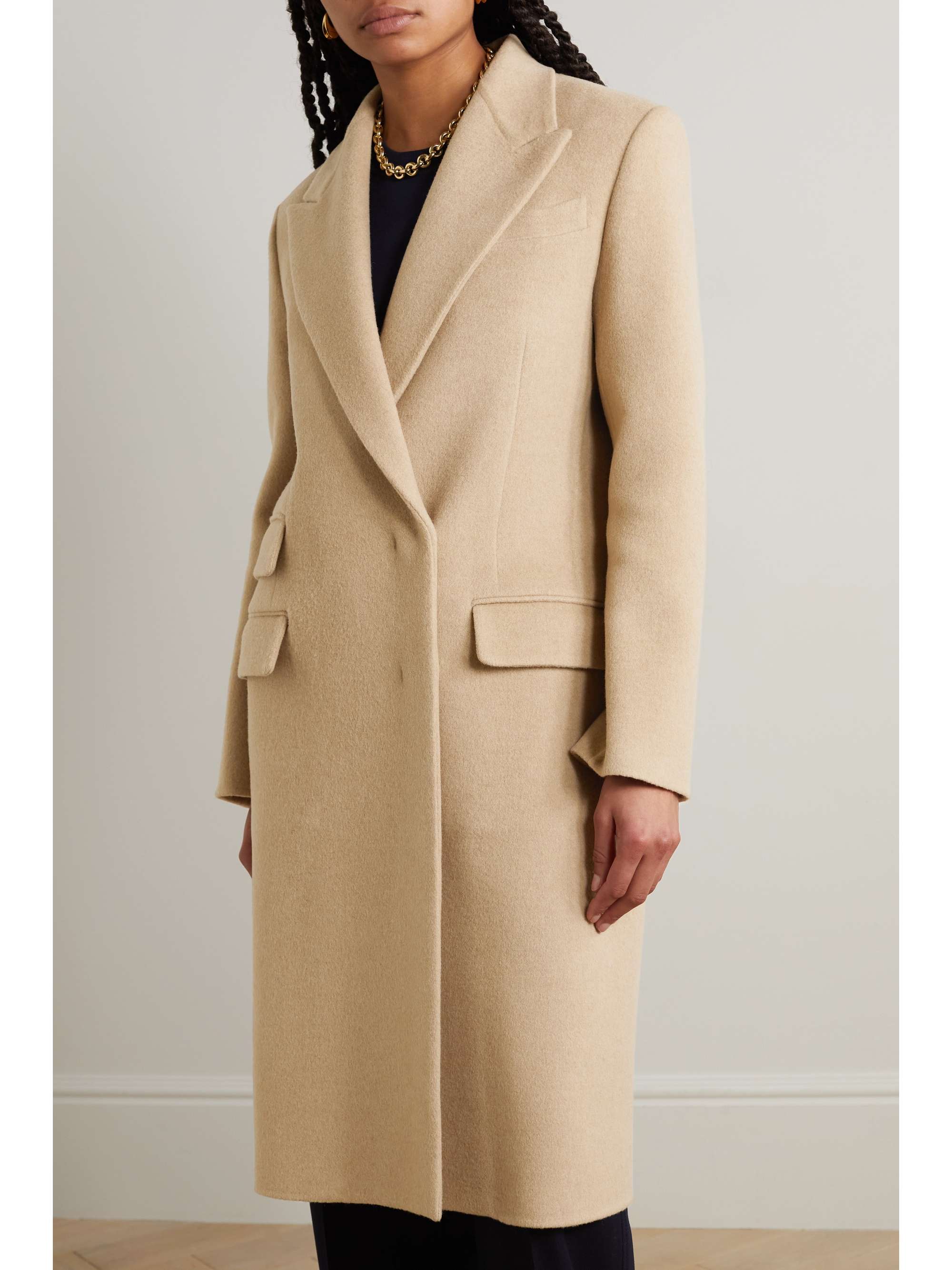 ANOTHER TOMORROW + NET SUSTAIN recycled-wool coat