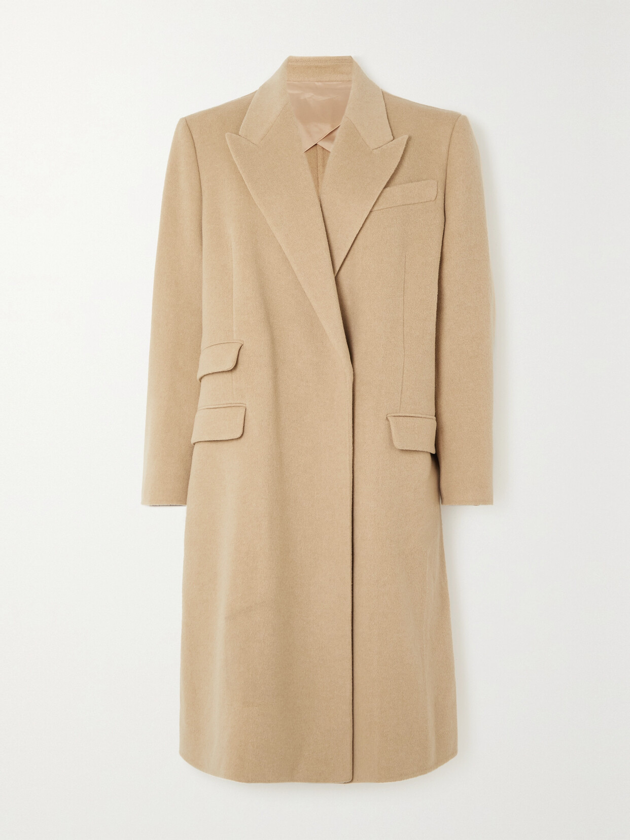 Another Tomorrow + Net Sustain Recycled-wool Coat - Neutrals