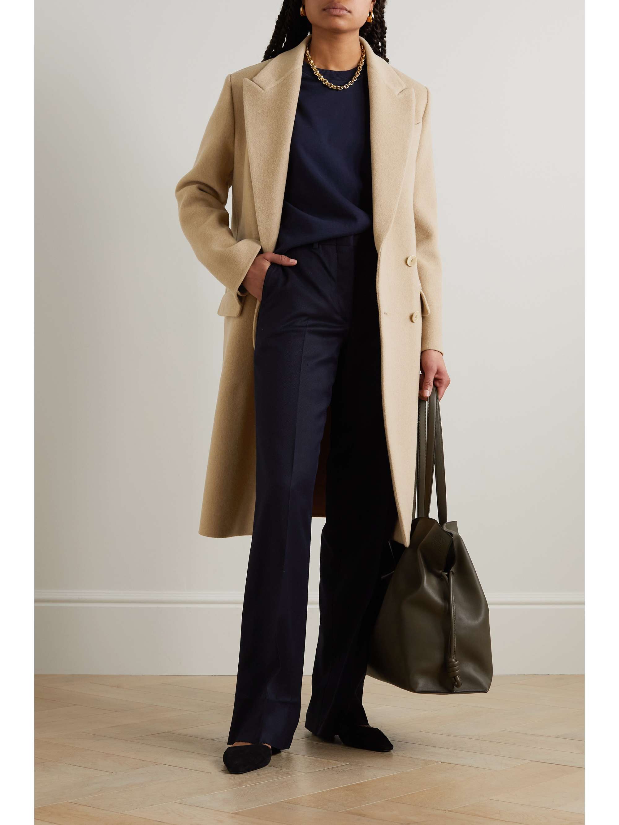 ANOTHER TOMORROW + NET SUSTAIN recycled-wool coat