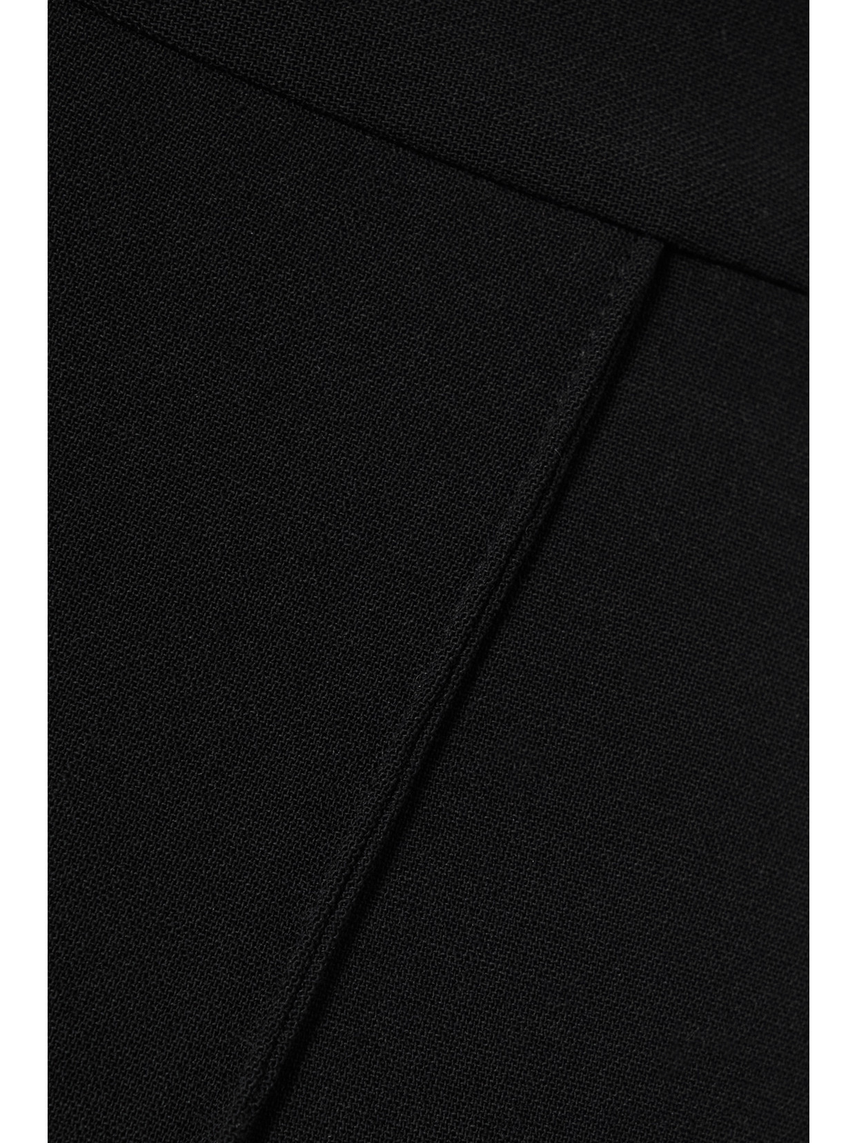 Shop Another Tomorrow + Net Sustain Stretch-merino Wool Wide-leg Pants In Black