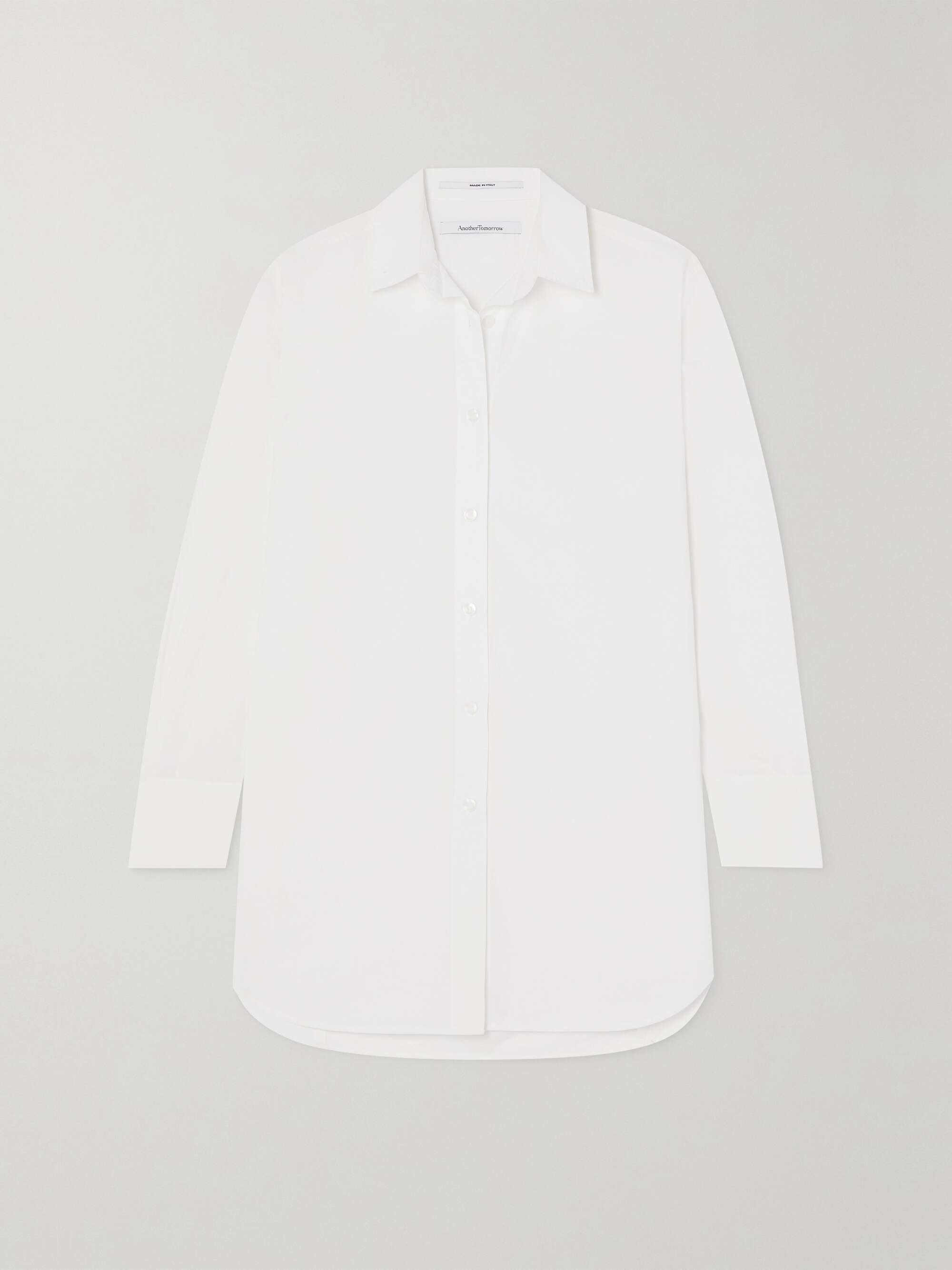 ANOTHER TOMORROW + NET SUSTAIN oversized organic cotton shirt | NET-A-PORTER US