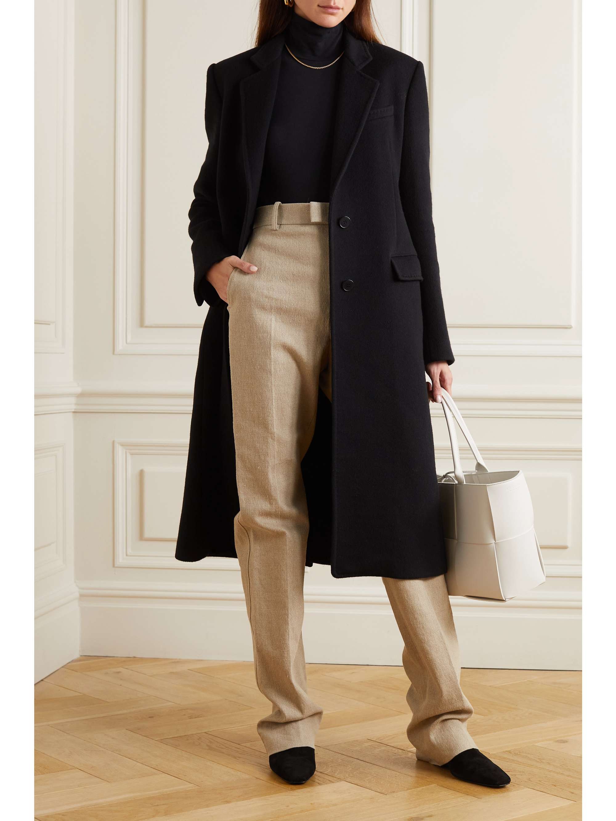 ANOTHER TOMORROW + NET SUSTAIN recycled-cashmere coat
