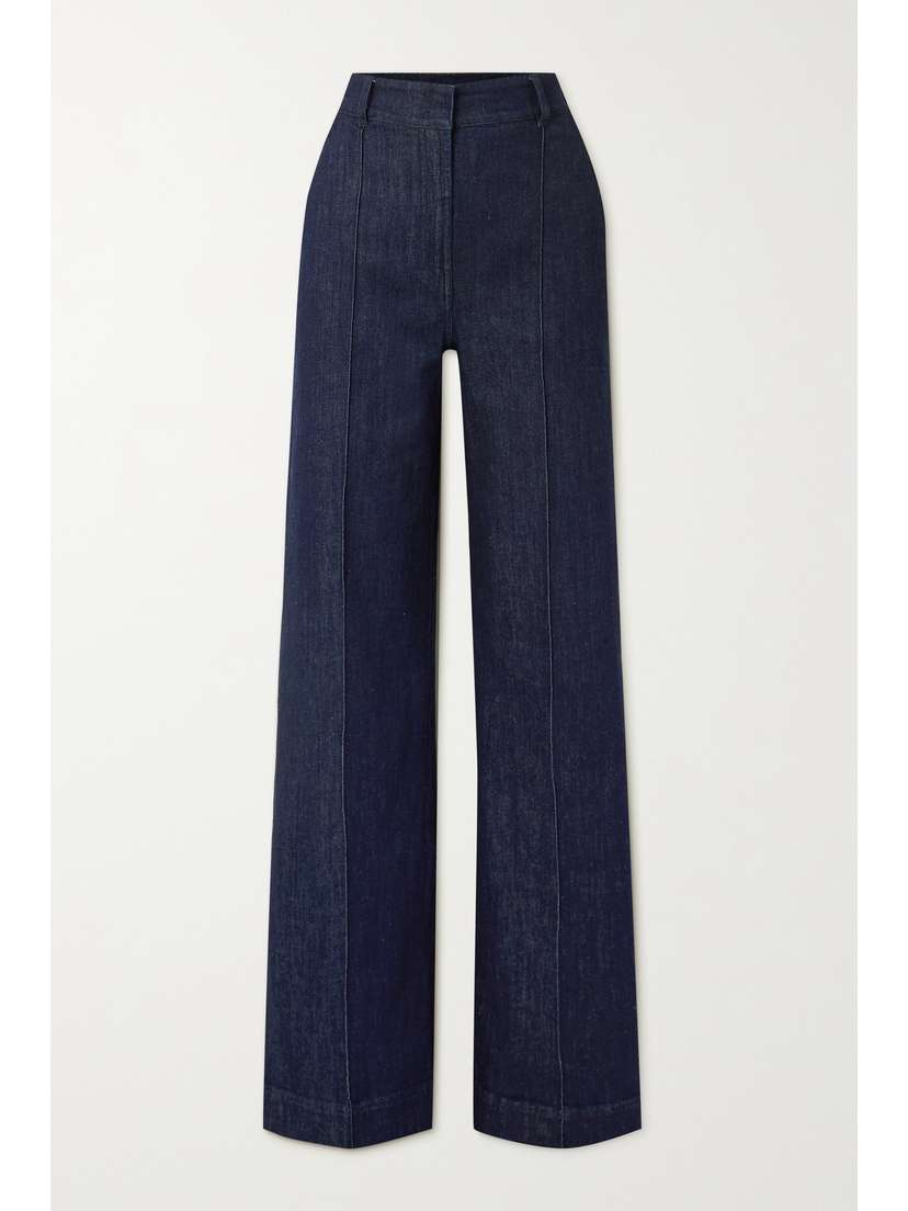 Another Tomorrow + Net Sustain High-rise Straight-leg Stretch Organic Jeans