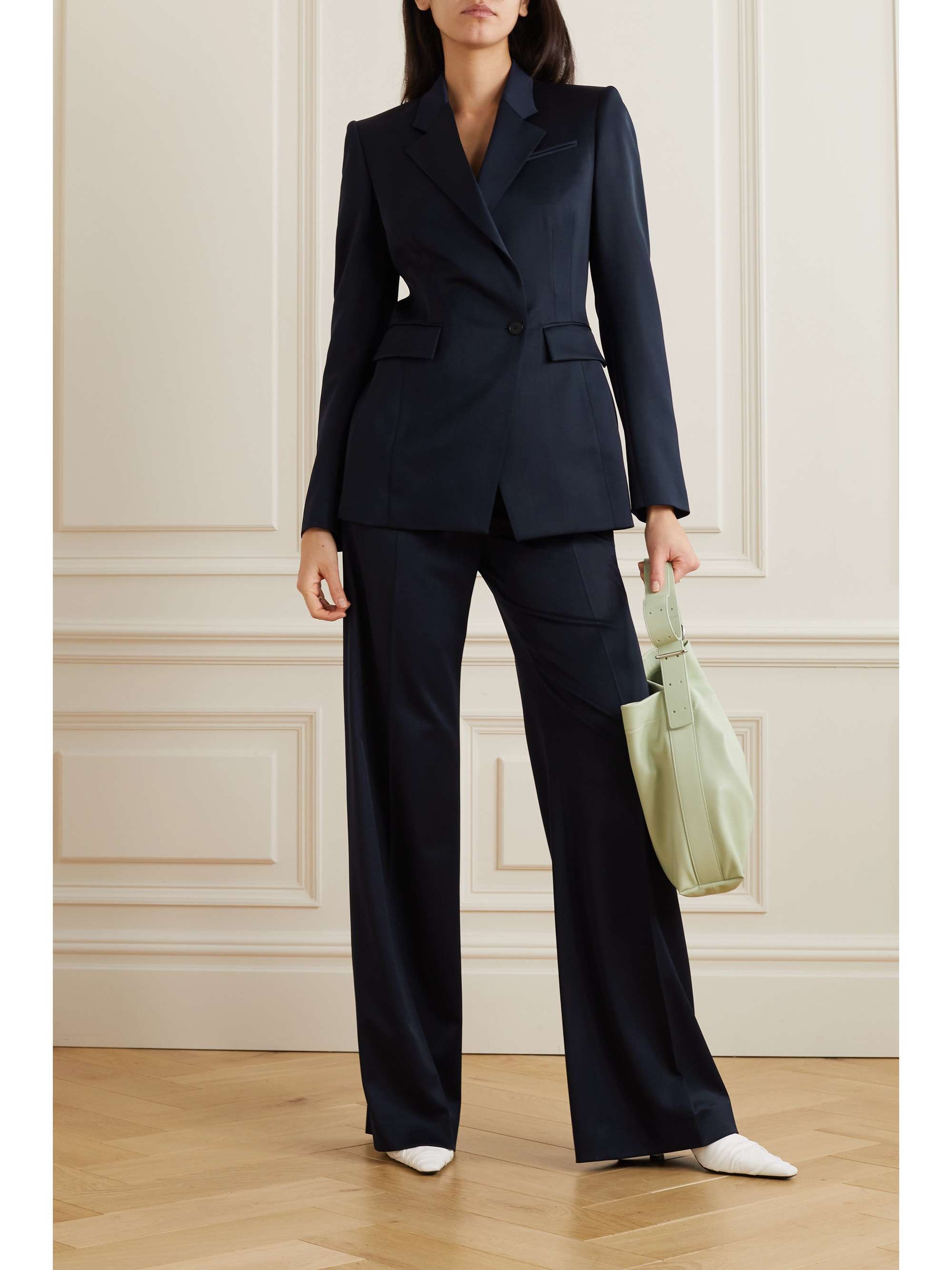 ANOTHER TOMORROW + NET SUSTAIN merino woolblend jacket NETAPORTER