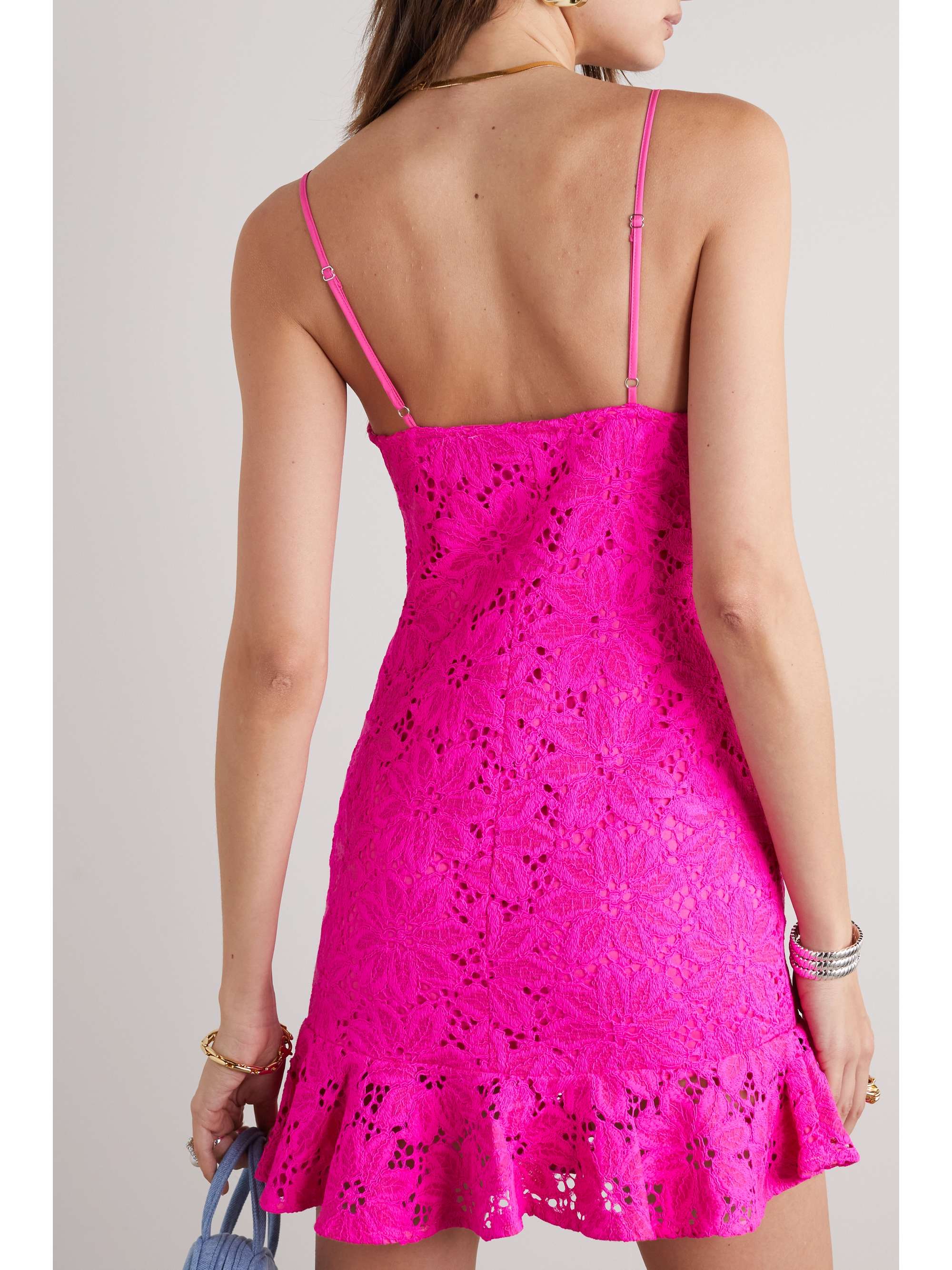 ROTATE BIRGER CHRISTENSEN Mini-robe en dentelle Lamra