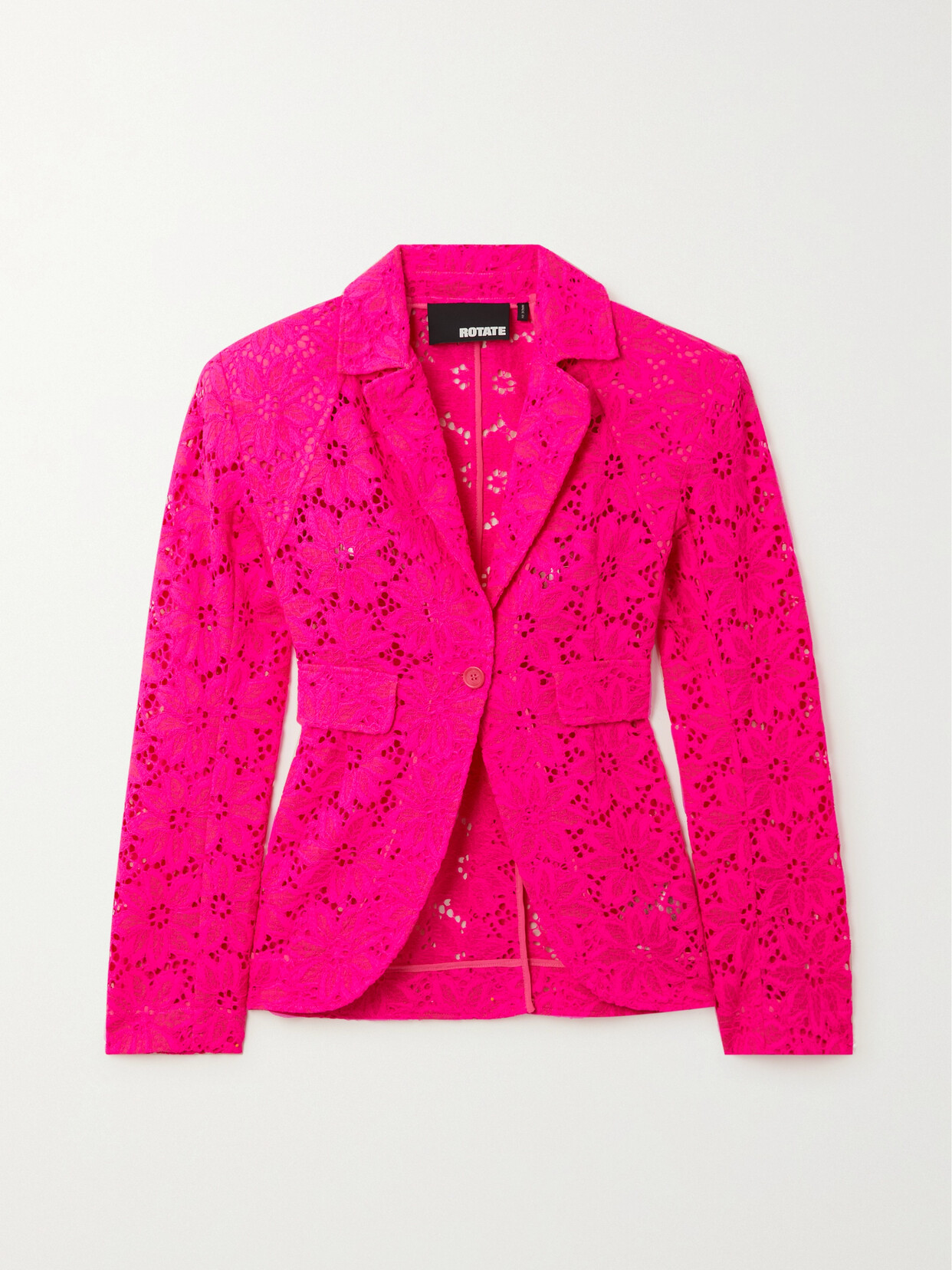 ROTATE Birger Christensen - Larelle Lace Blazer - Pink