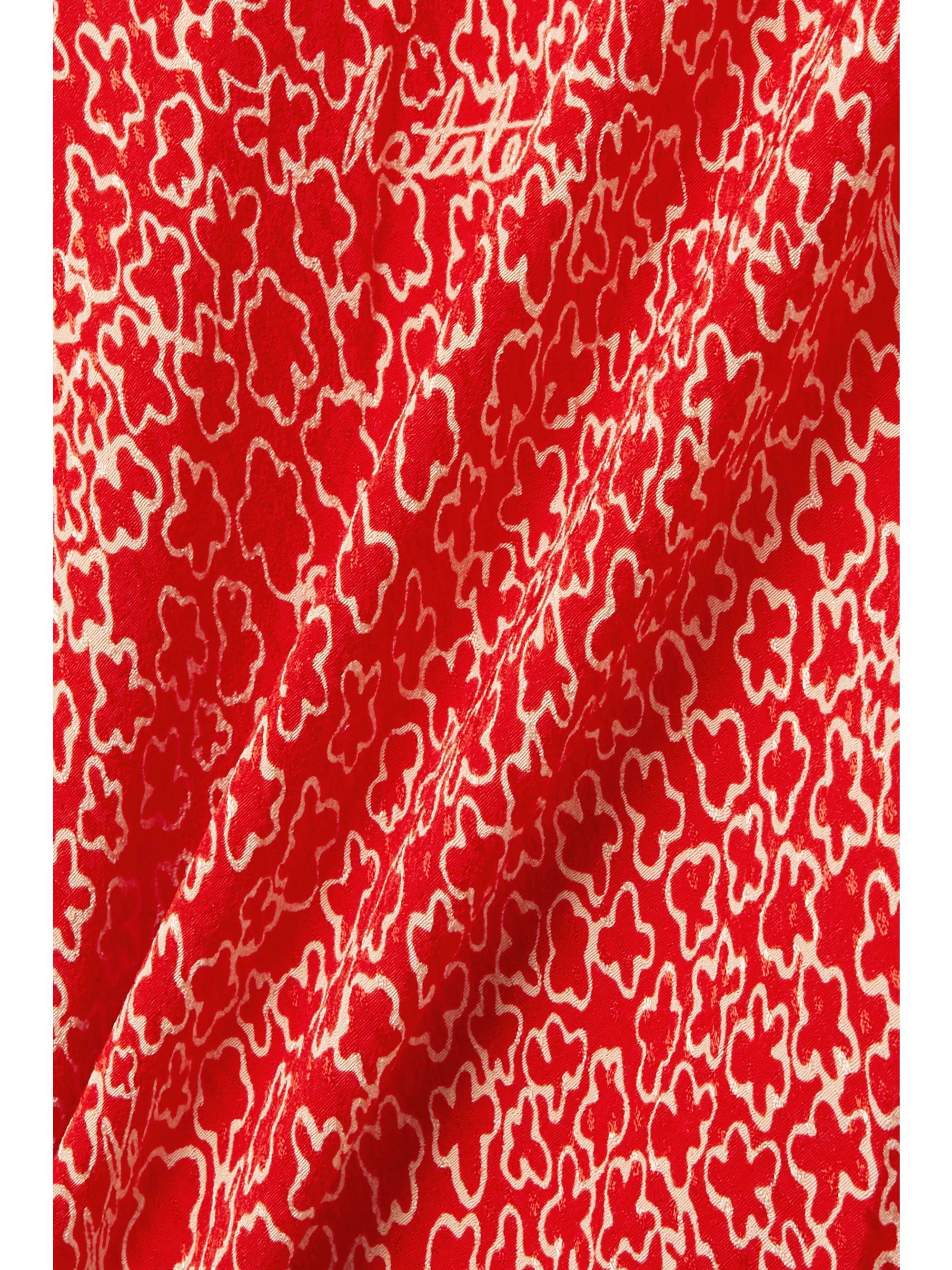 ROTATE BIRGER CHRISTENSEN Robe midi en jacquard imprimée Gobi