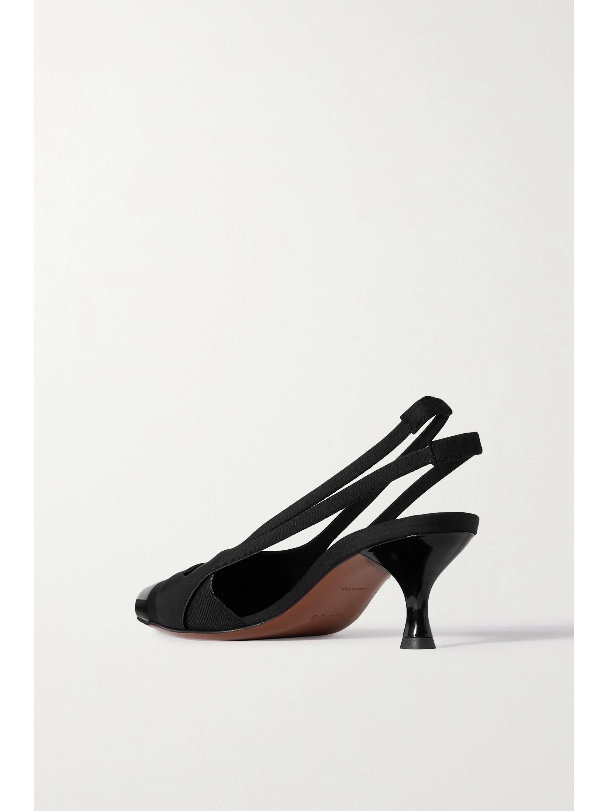 NEOUS Petra stretch-faille slingback pumps