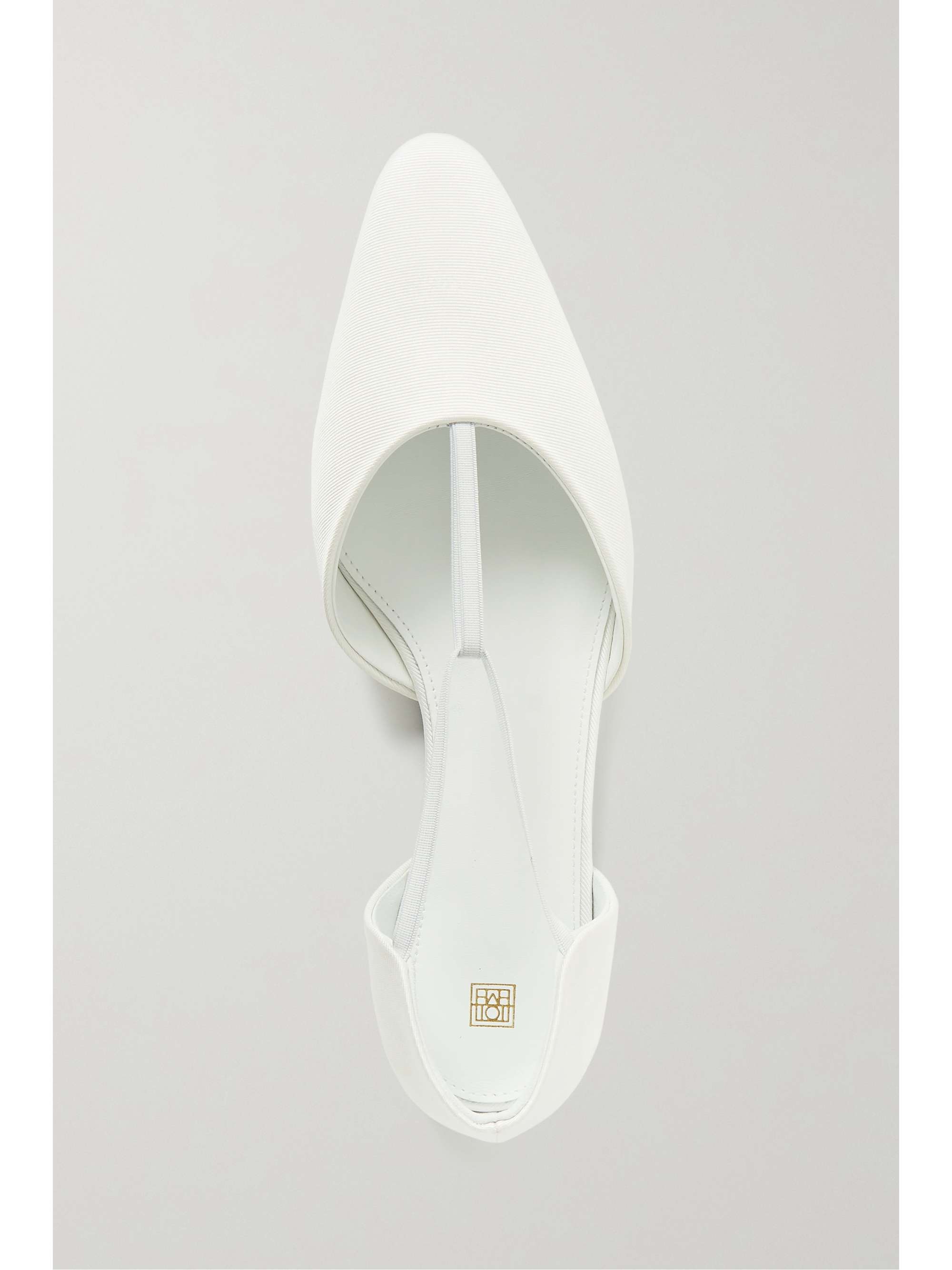 TOTEME The T-strap faille point-toe flats
