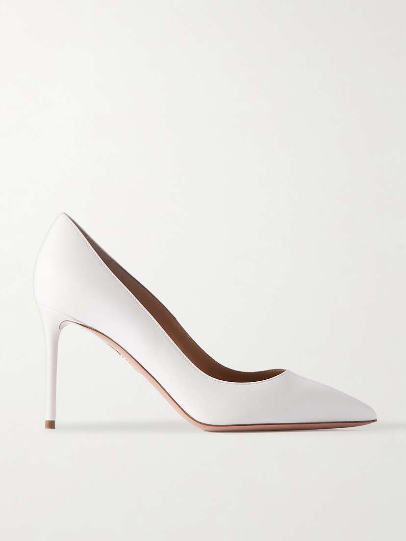 Aquazzura Purist 85 Leather Pumps