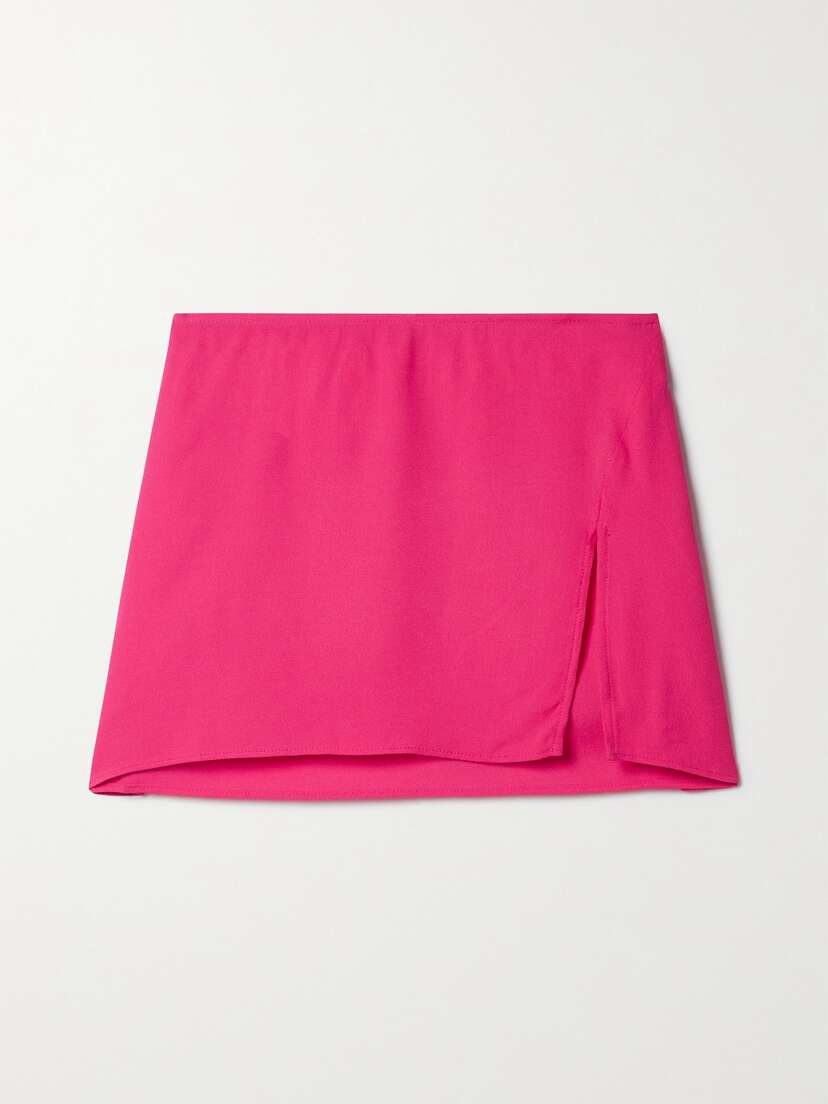 Reformation Kiara Crepe Mini Skirt