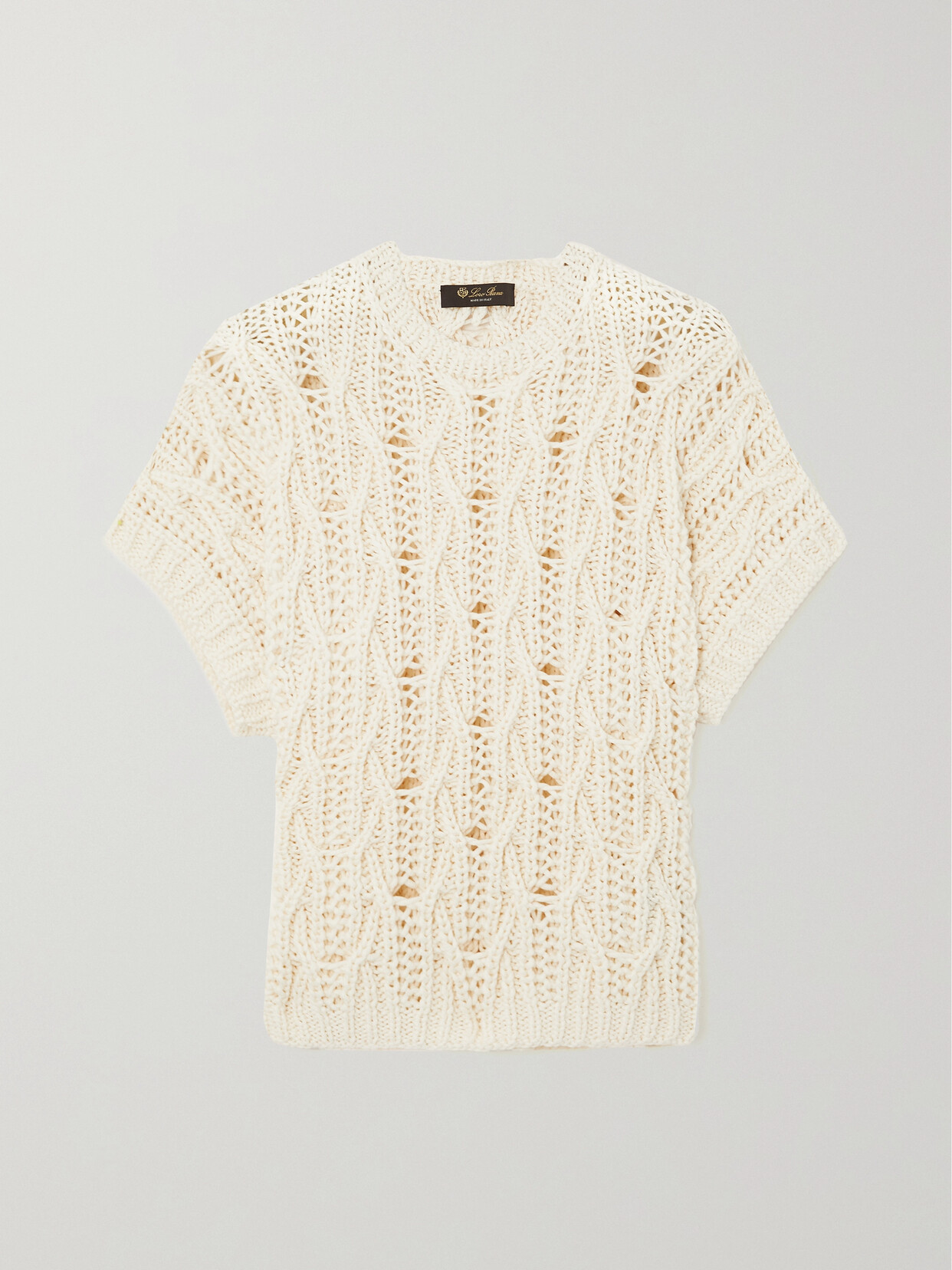 Loro Piana - Cable-knit Cashmere-blend Sweater - White