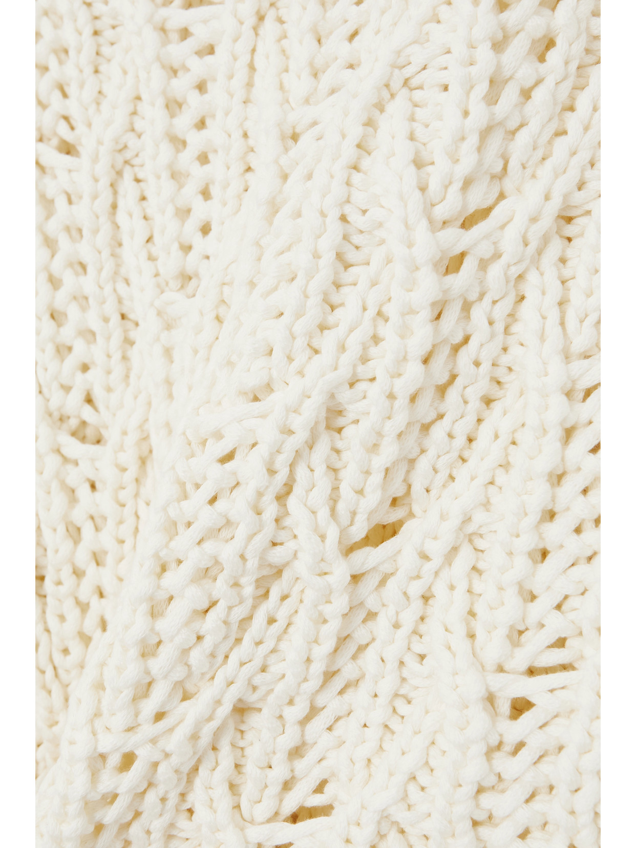 Cable-Knit Cashmere-Blend Sweater