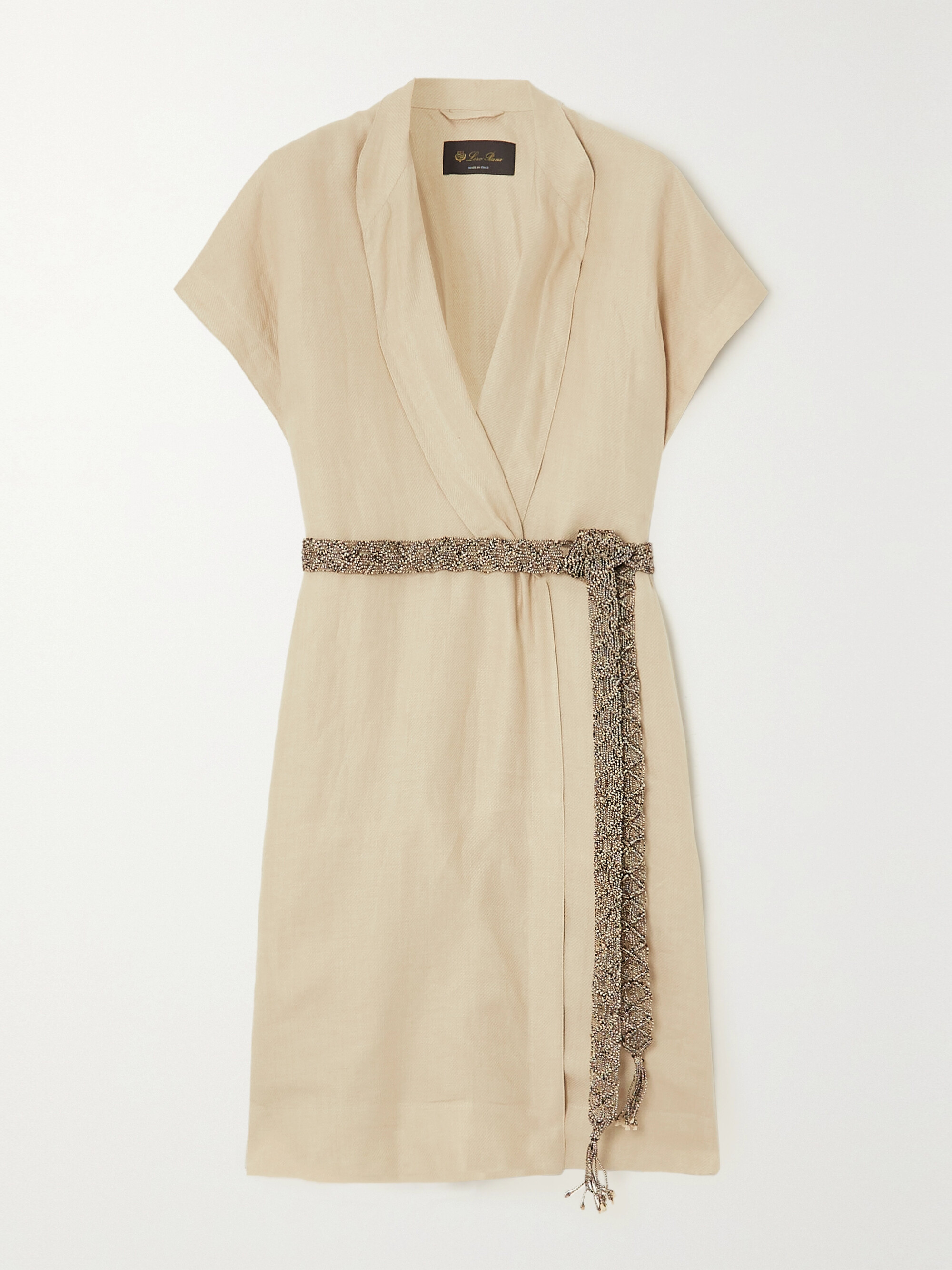 Loro Piana Draped linen vest