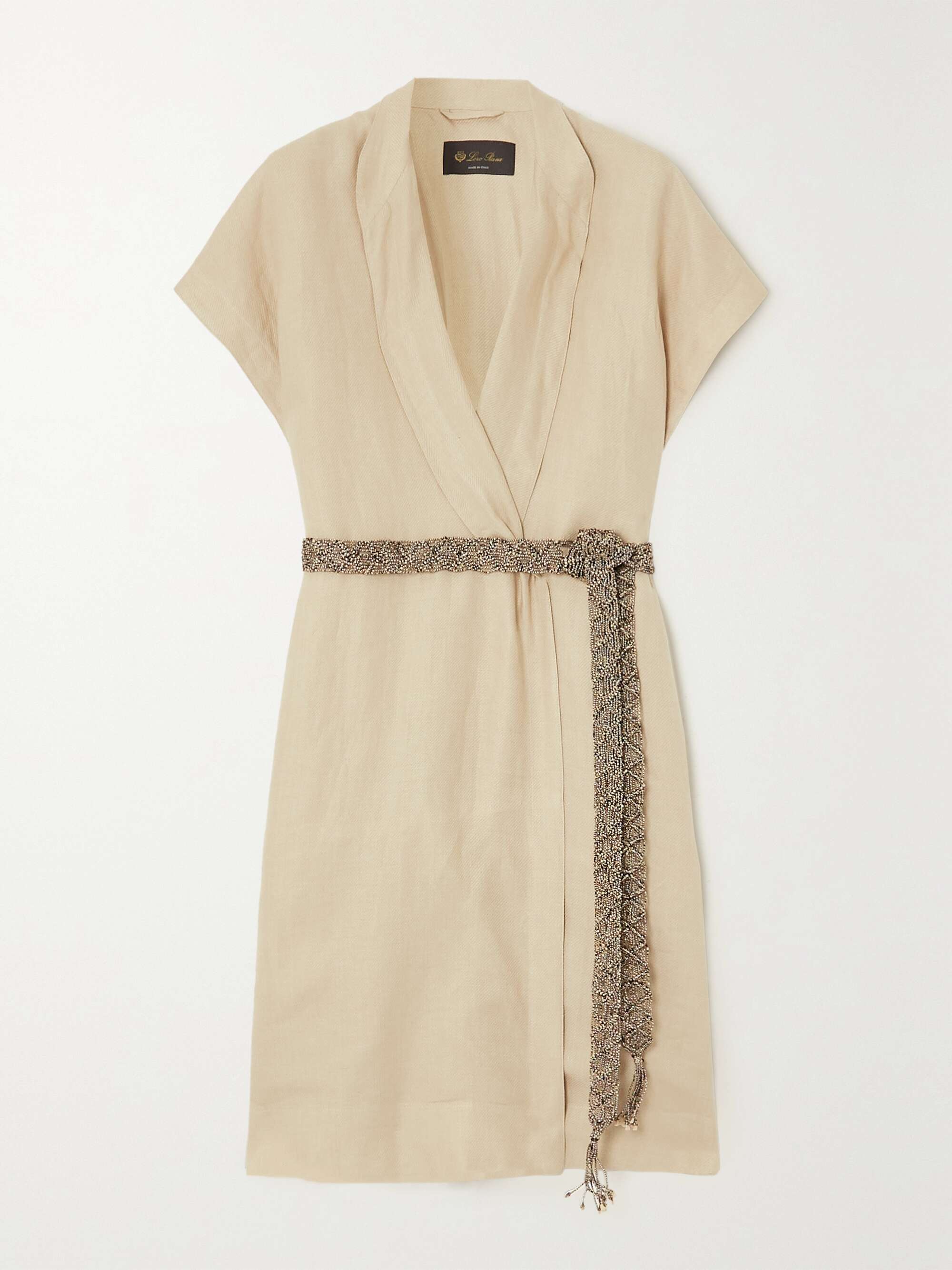 LORO PIANA Draped linen vest | NET-A-PORTER