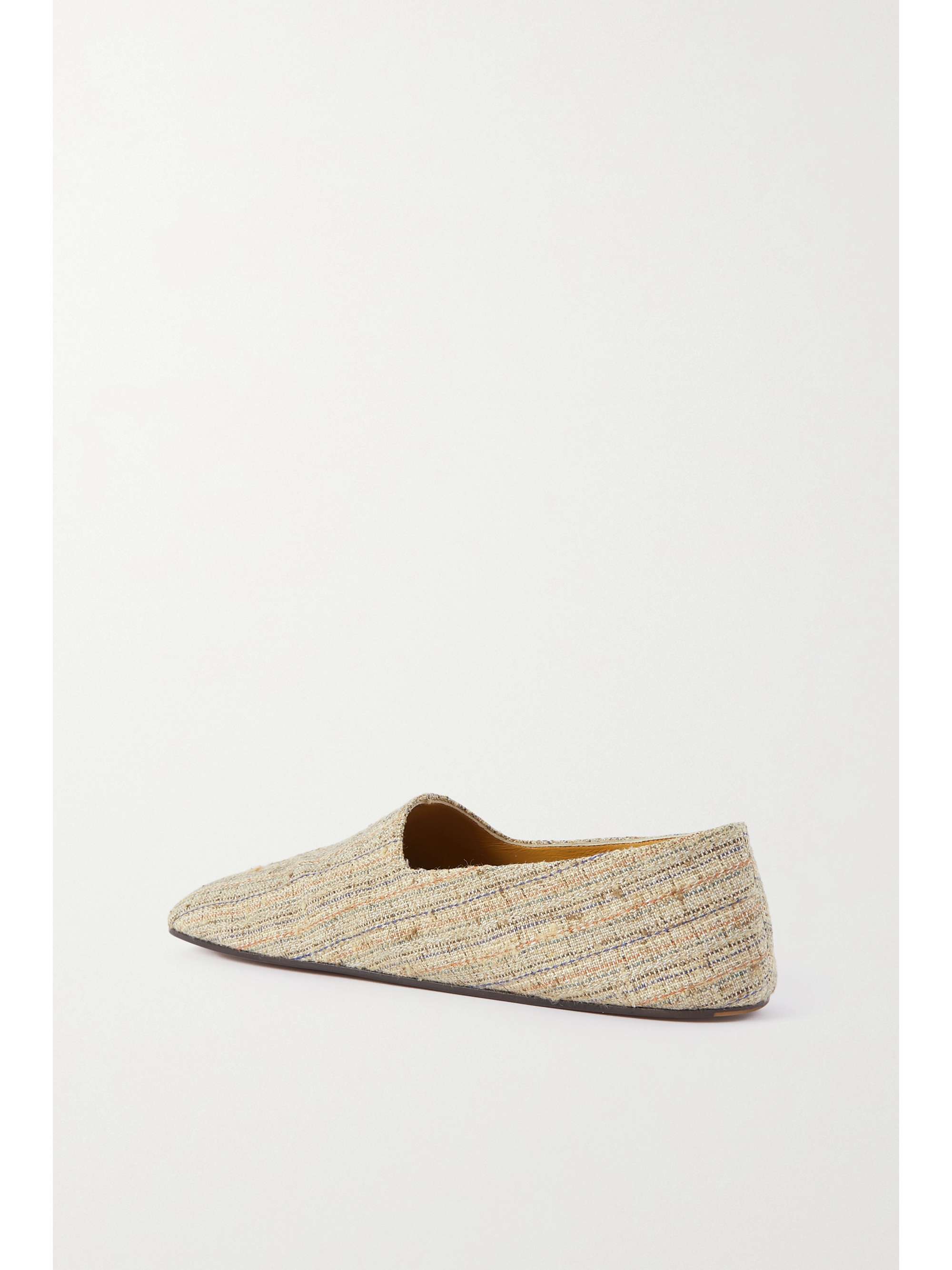 LORO PIANA Andria tweed slippers