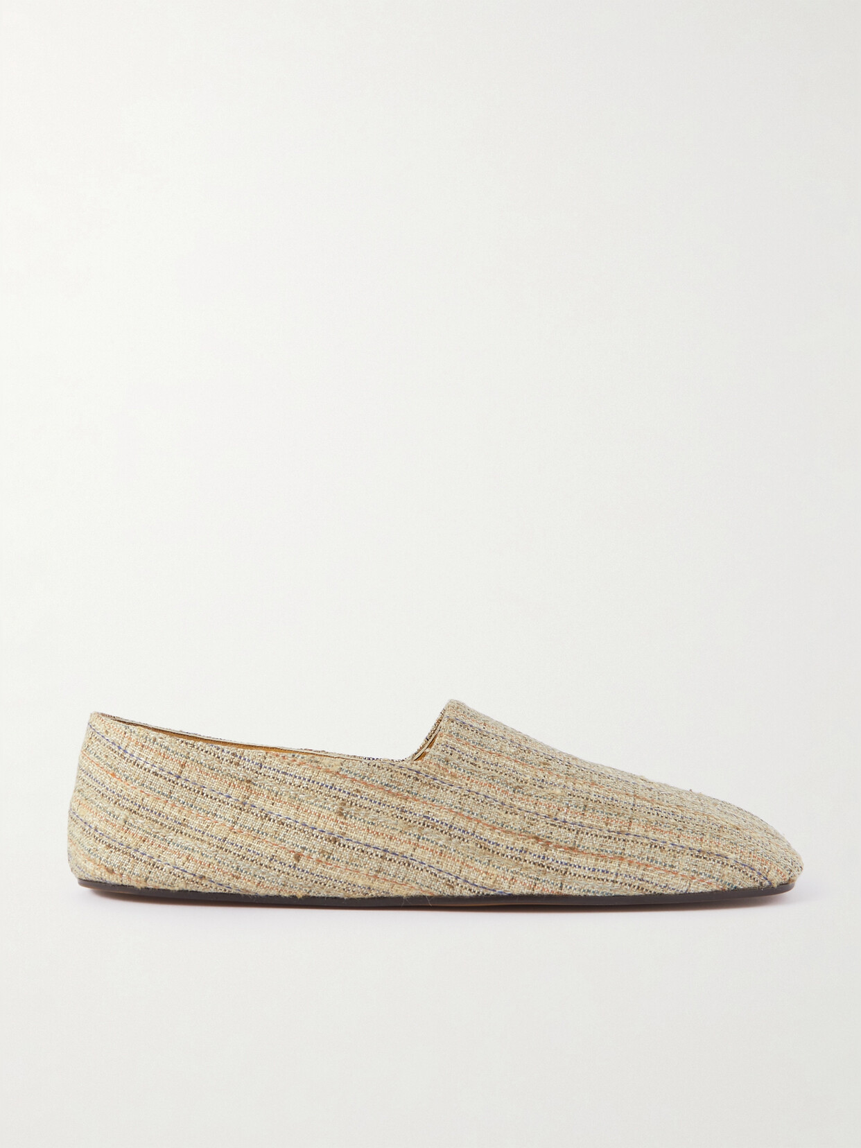 Loro Piana - Andria Canvas Slippers - Neutrals