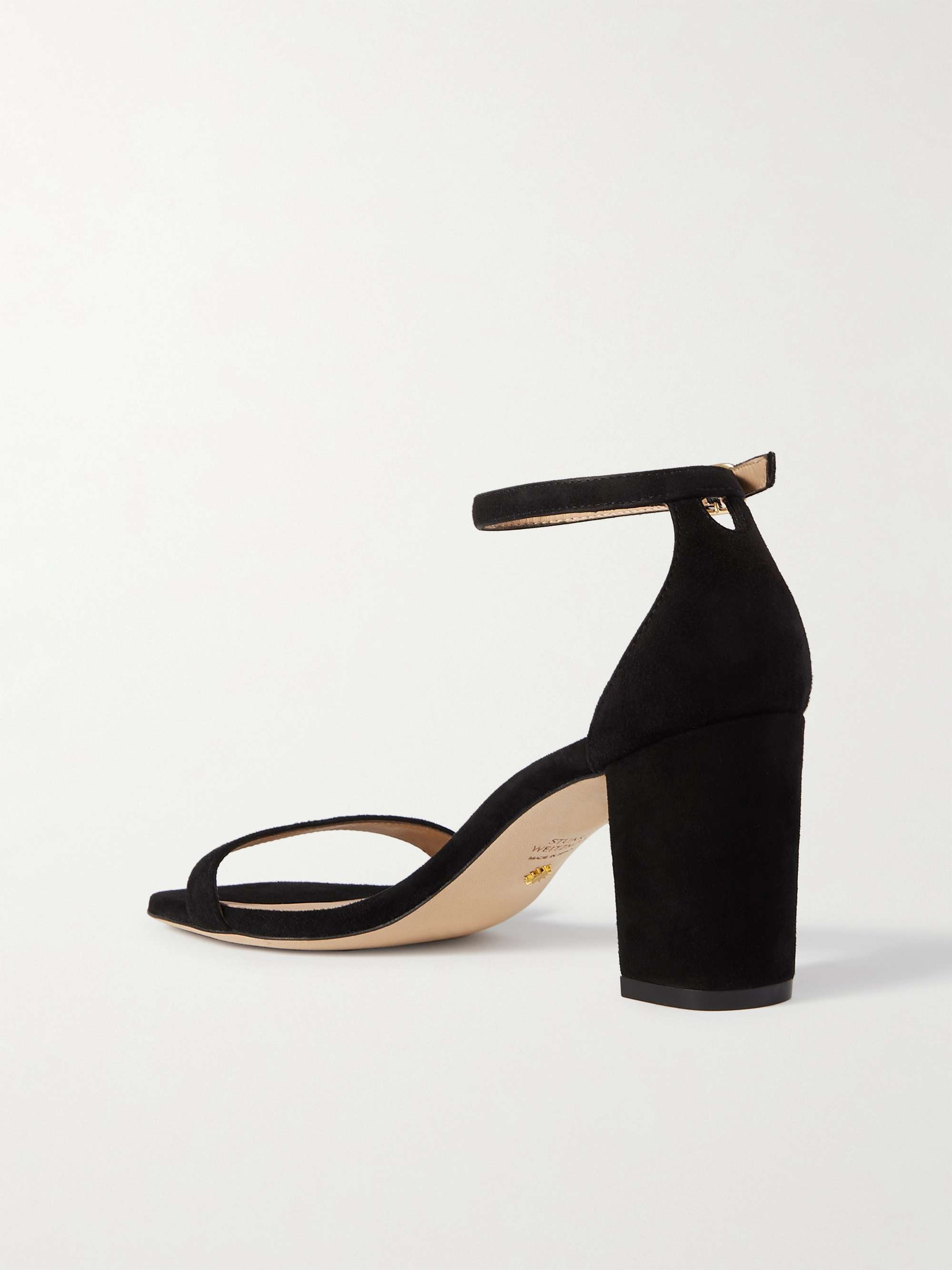 STUART WEITZMAN Nudistcurve suede sandals