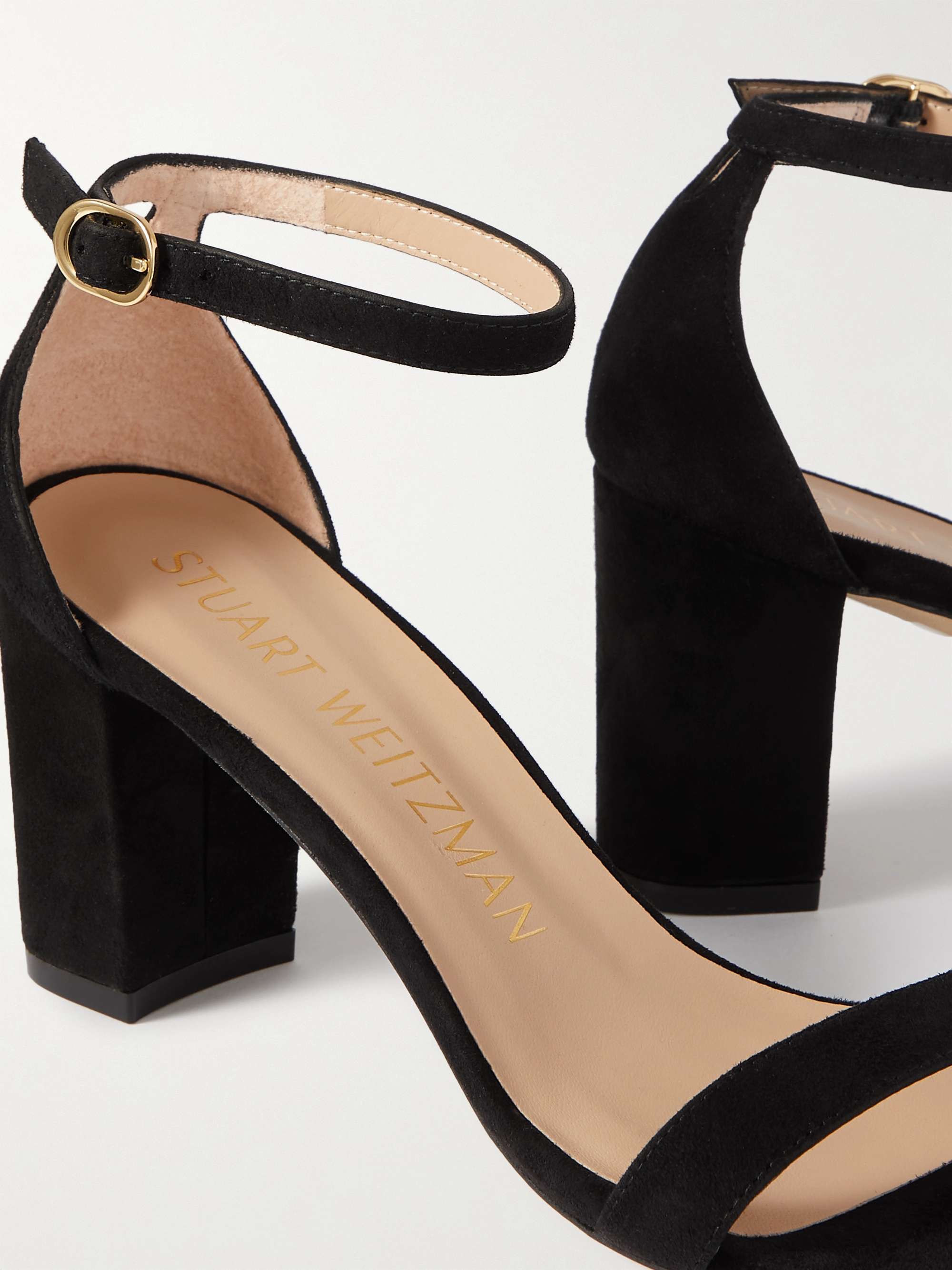 STUART WEITZMAN Nudistcurve suede sandals