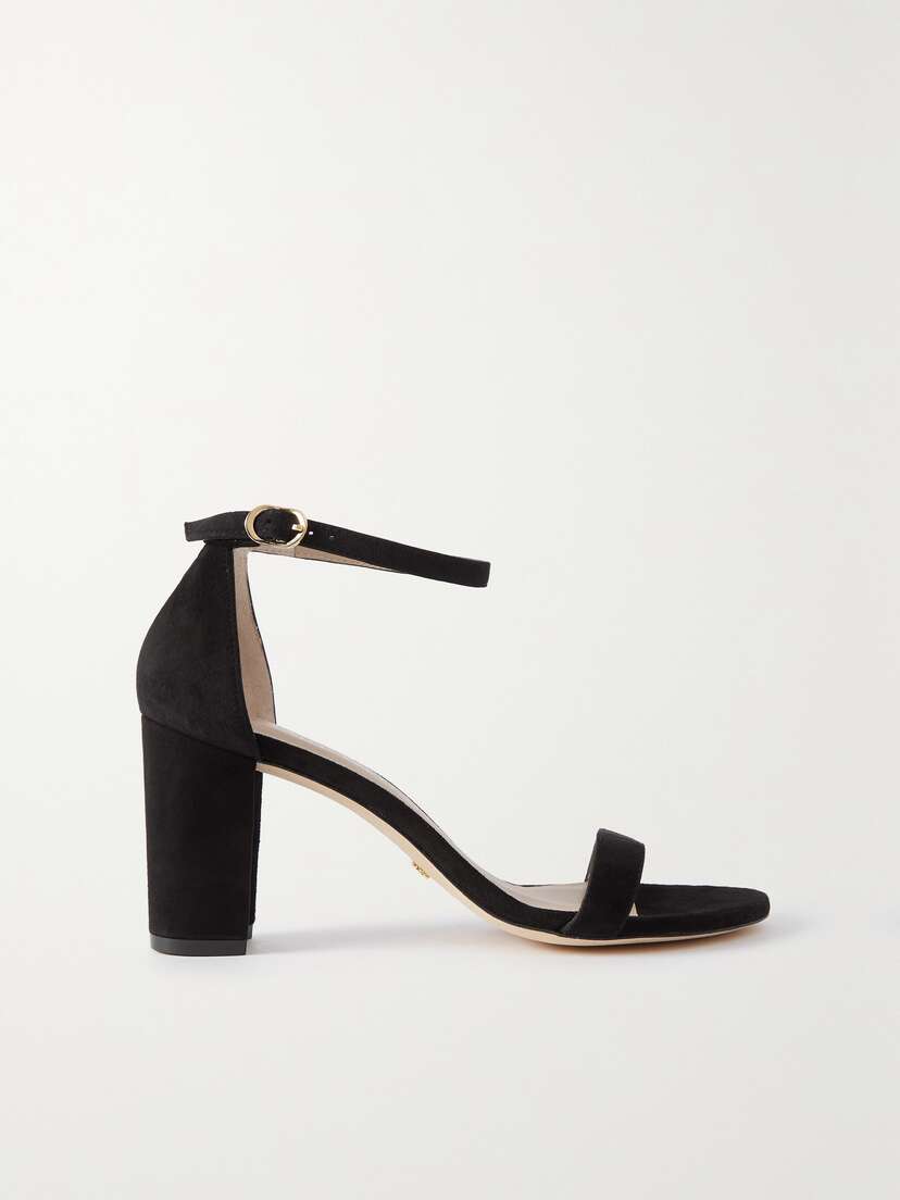 Stuart Weitzman Nearlynude Suede Sandals