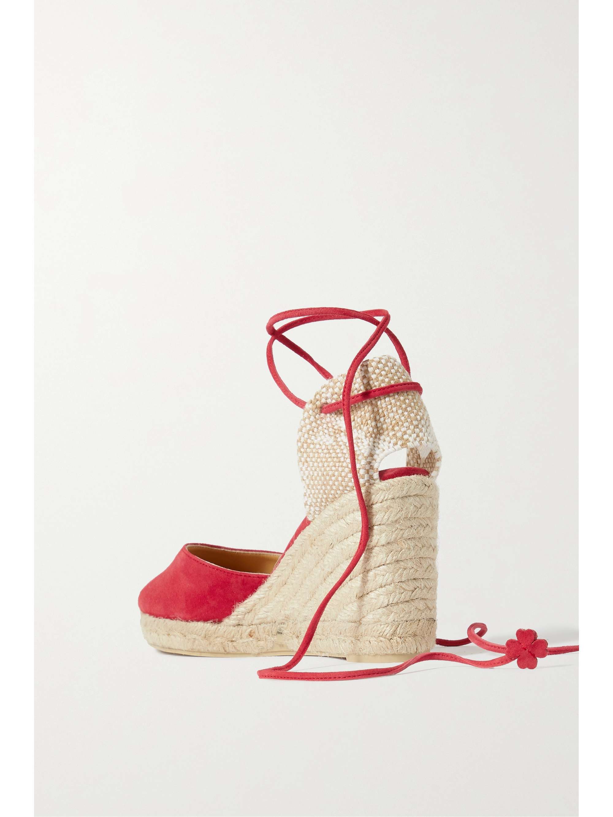 CASTAÑER Carina 80 canvas wedge espadrillas