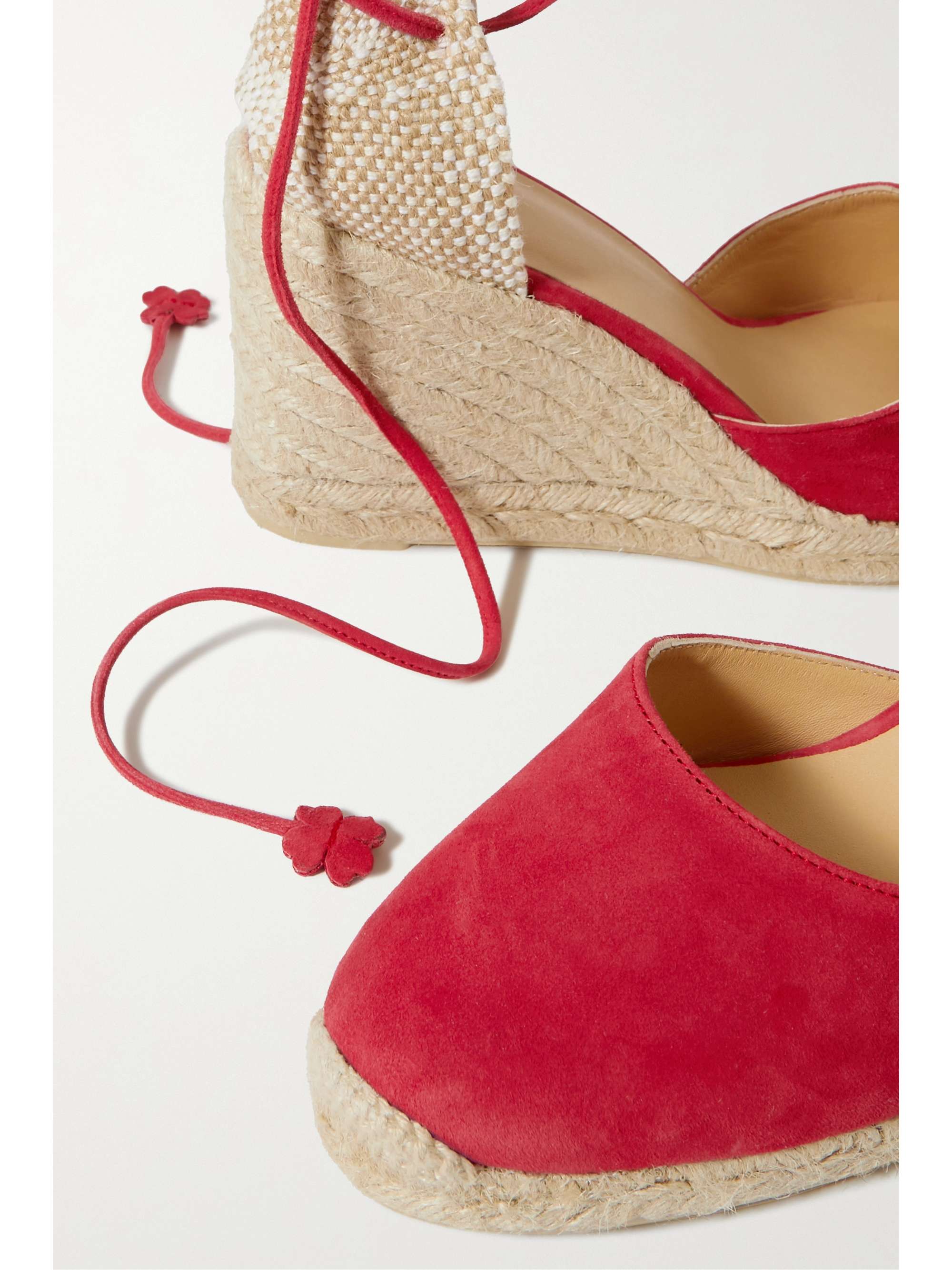 CASTAÑER Carina 80 canvas wedge espadrillas