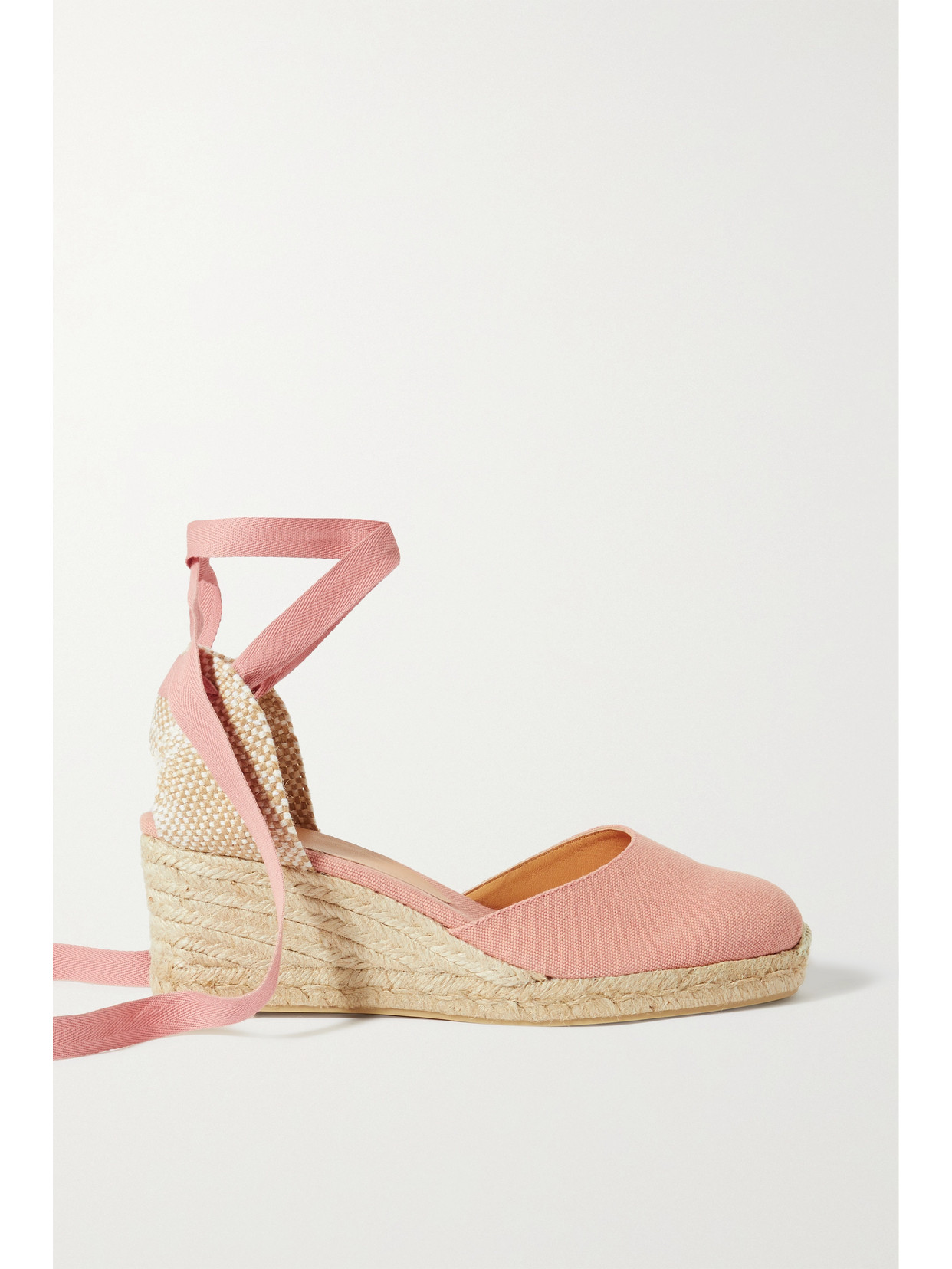 Castañer + Net Sustain Carina 60 Canvas Wedge Espadrilles