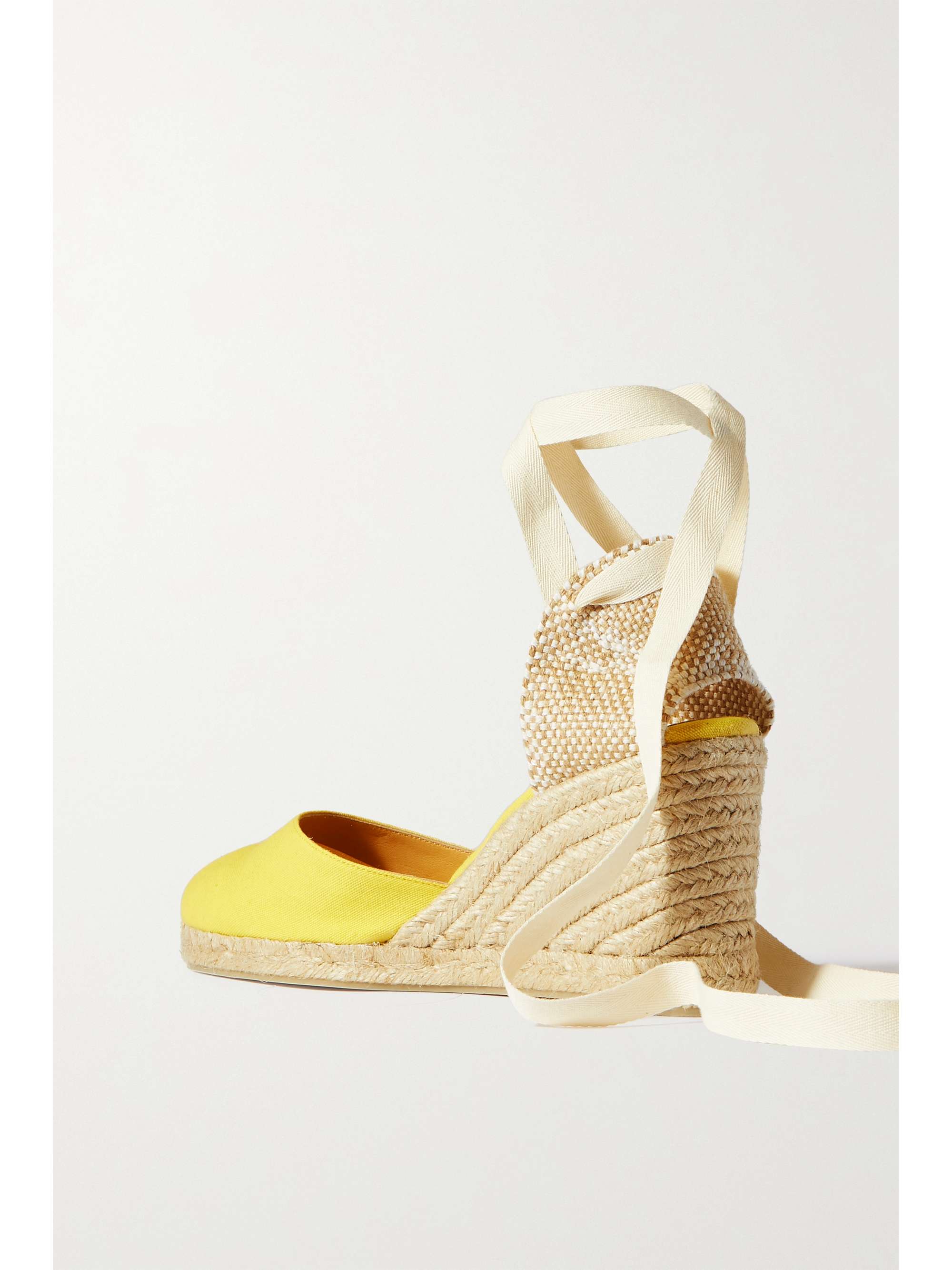 CASTAÑER Carina 80 canvas wedge espadrillas