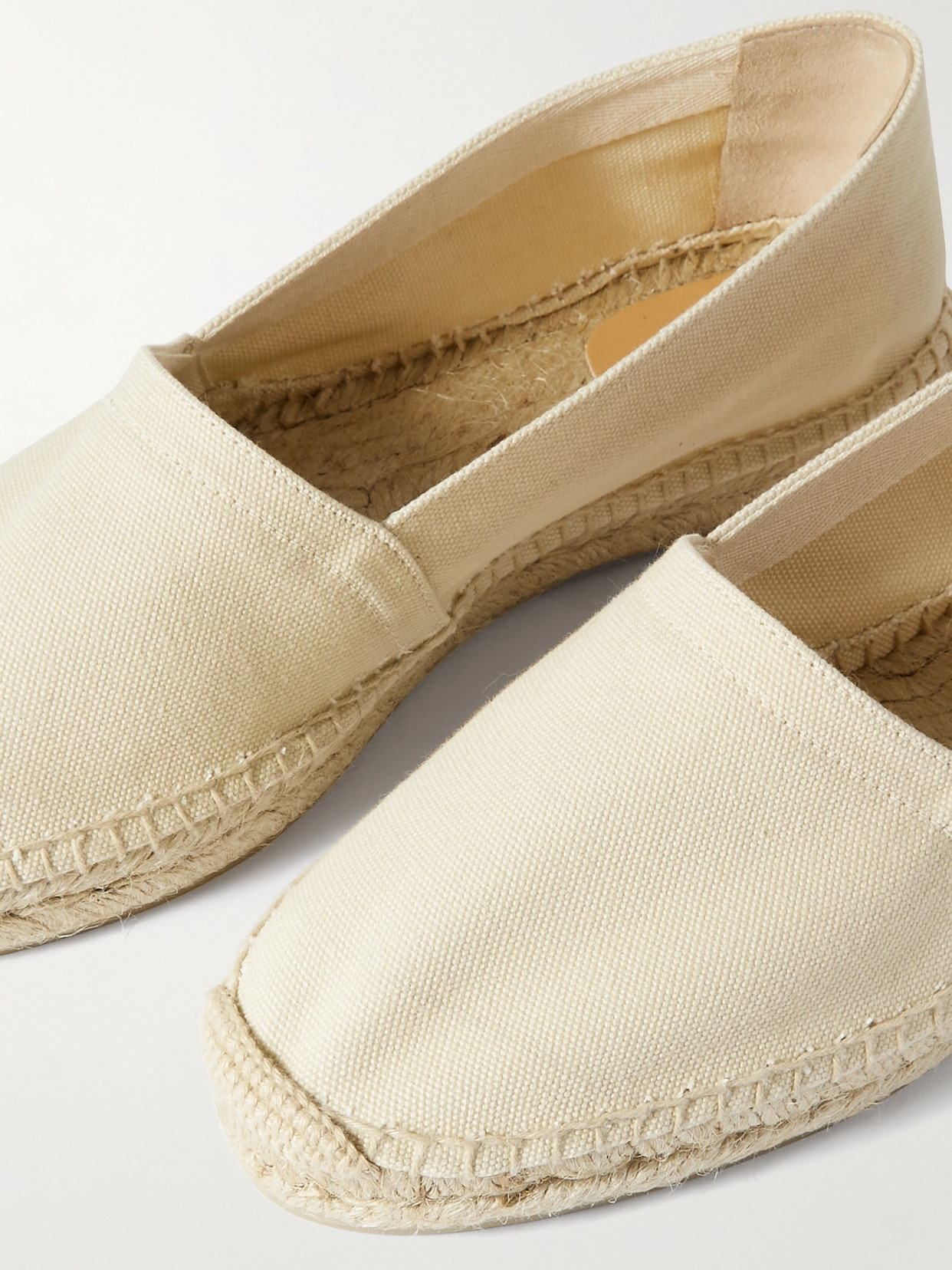 Castaã±er + Net Sustain Kenda Canvas Espadrilles In Ivory