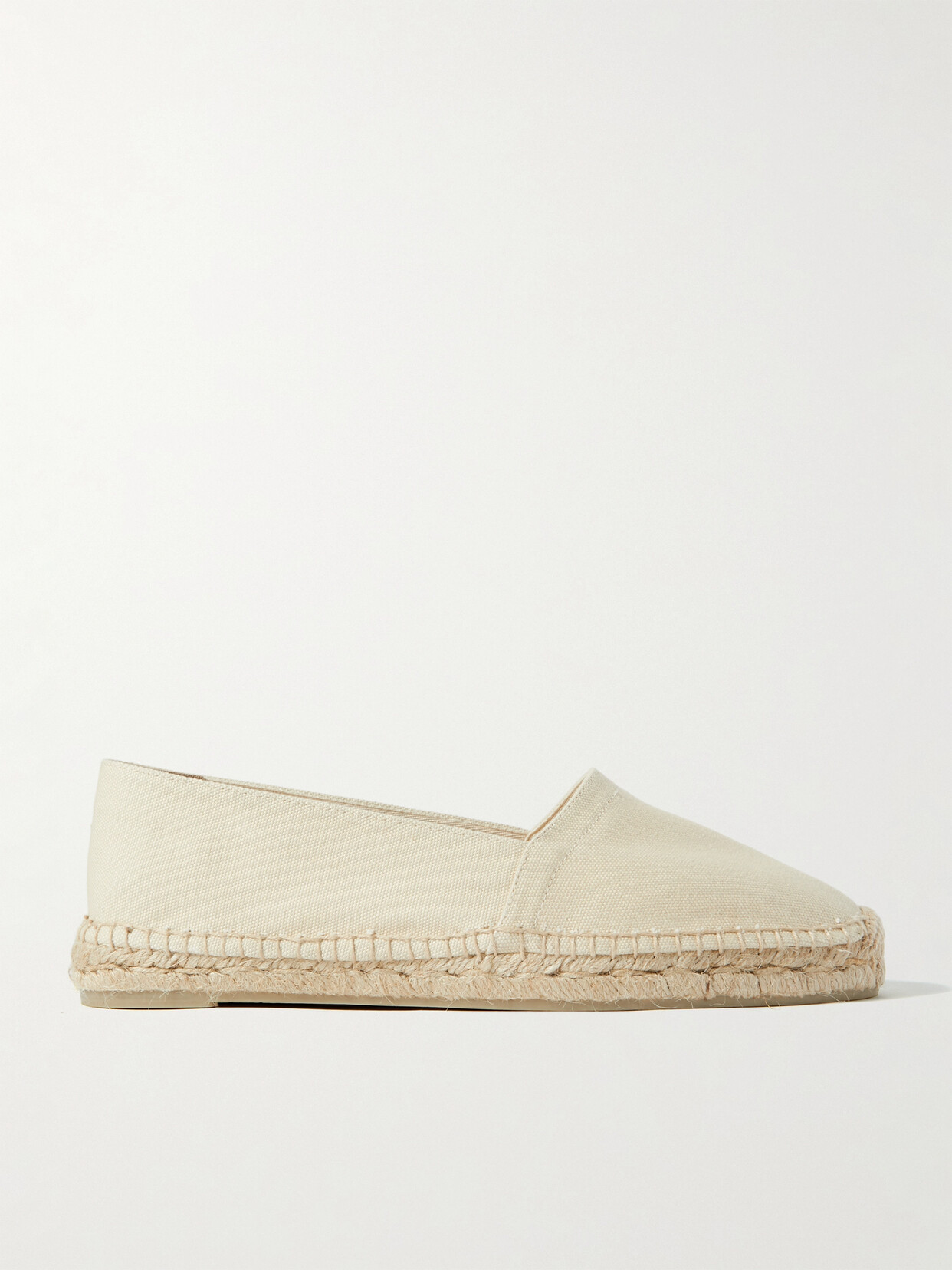 Castaã±er + Net Sustain Kenda Canvas Espadrilles In Ivory