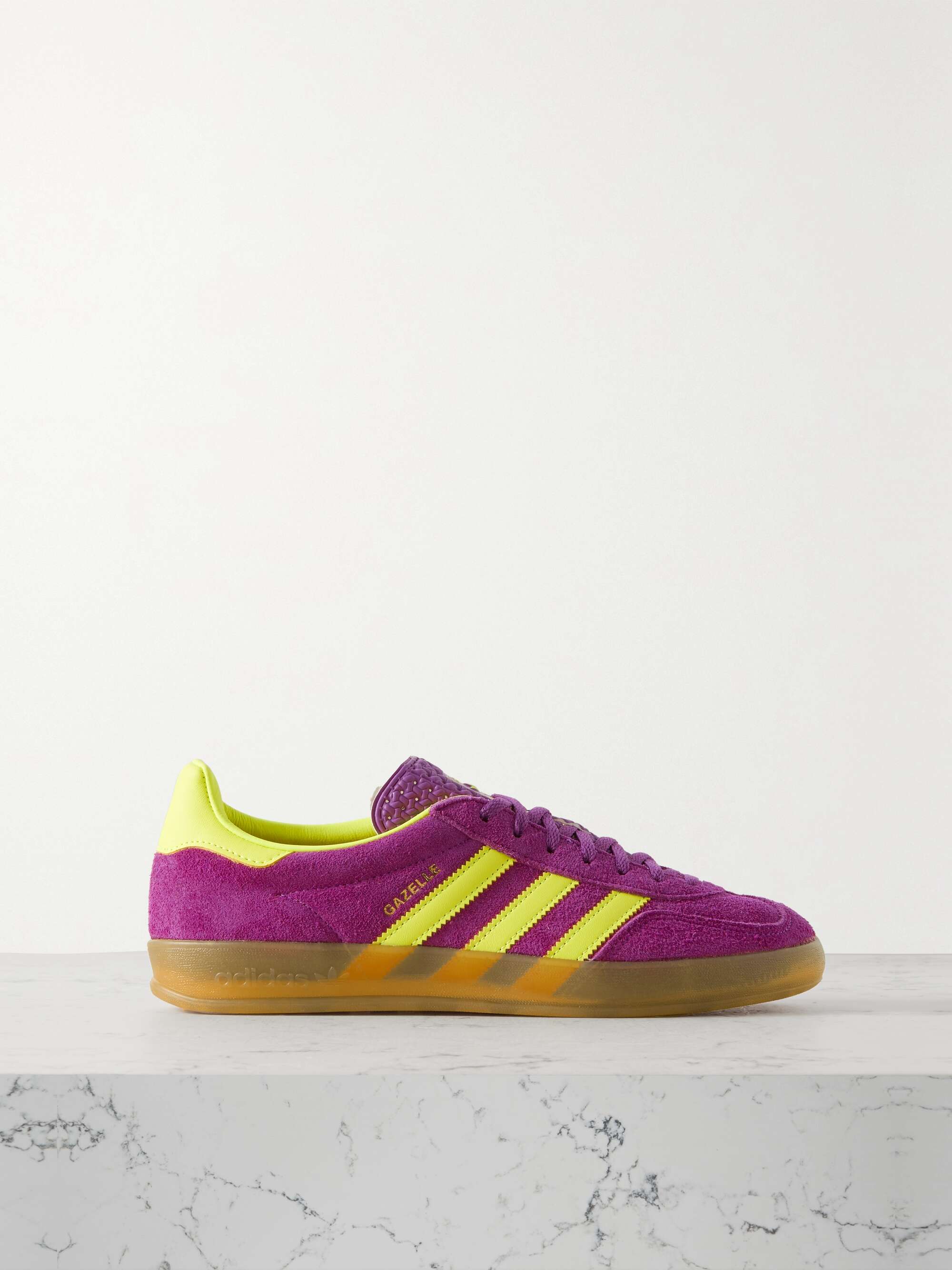 Astrolabium schild Vooruitzien ADIDAS ORIGINALS Gazelle Indoor leather-trimmed suede and nylon sneakers | NET-A-PORTER Astrolabium schild Vooruitzien ADIDAS ORIGINALS Gazelle Indoor leather-trimmed suede and nylon sneakers | NET-A-PORTER