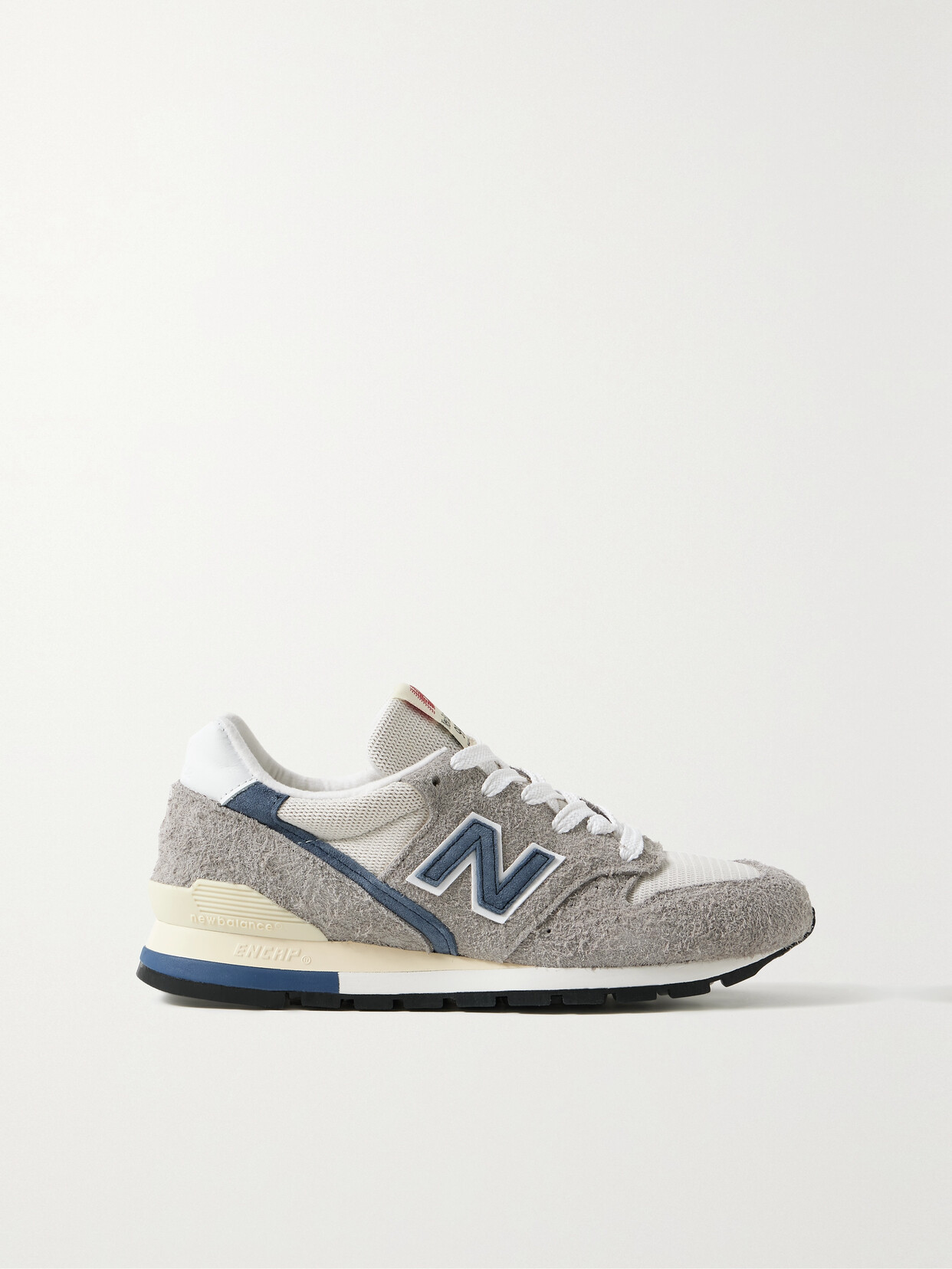 New Balance - Mius 996 Leather-trimmed Mesh And Suede Sneakers - Gray