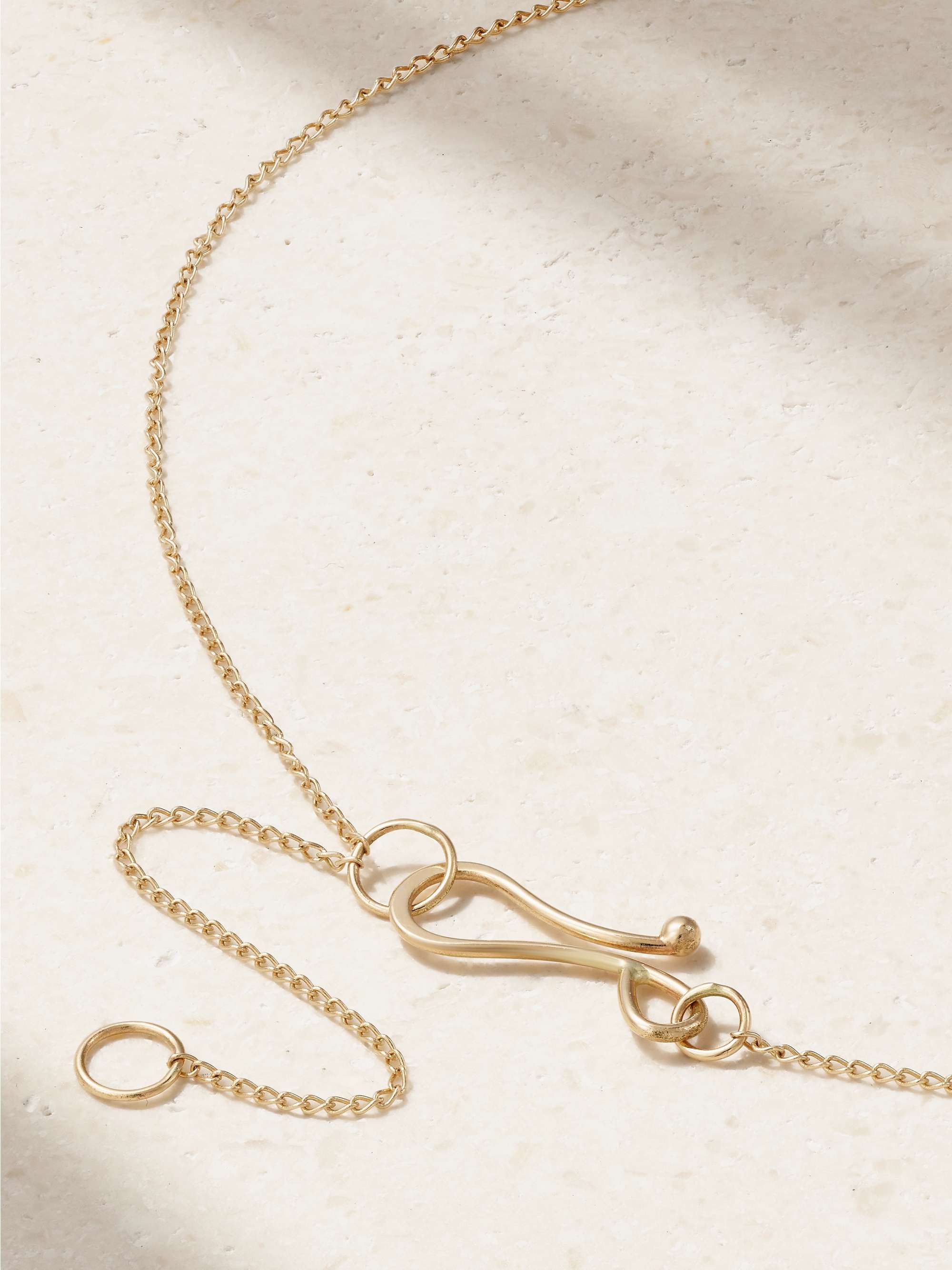 MELISSA JOY MANNING 14-karat recycled gold ruby necklace