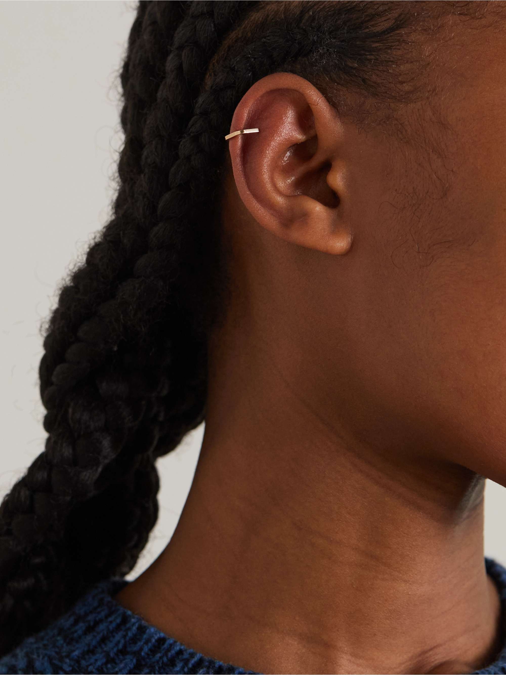 Gold 14-karat recycled gold ear cuff | MELISSA JOY MANNING | NET-A-PORTER